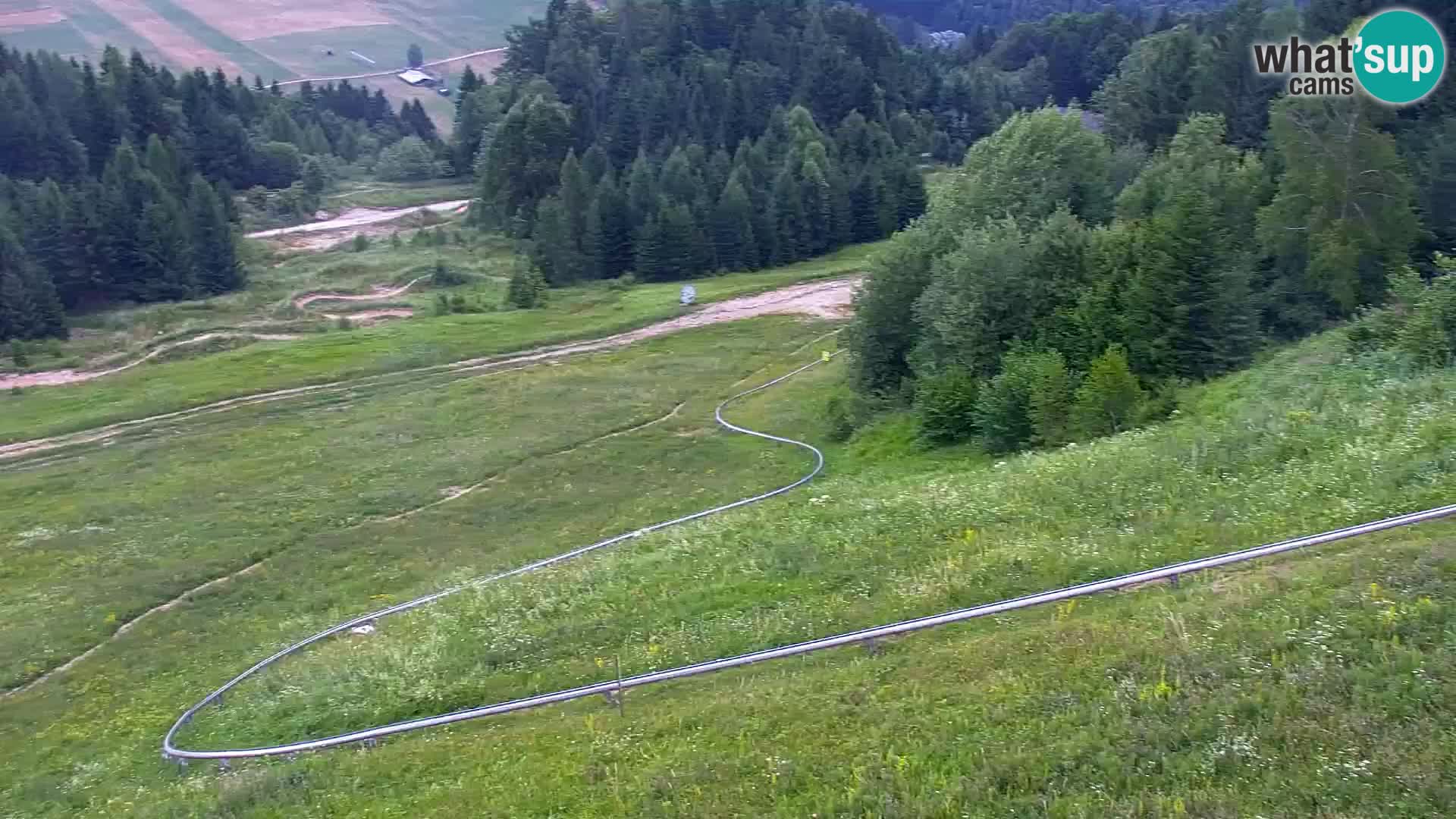 Kranjska Gora web kamera Vitranc | VITRANC 1 gornja postaja
