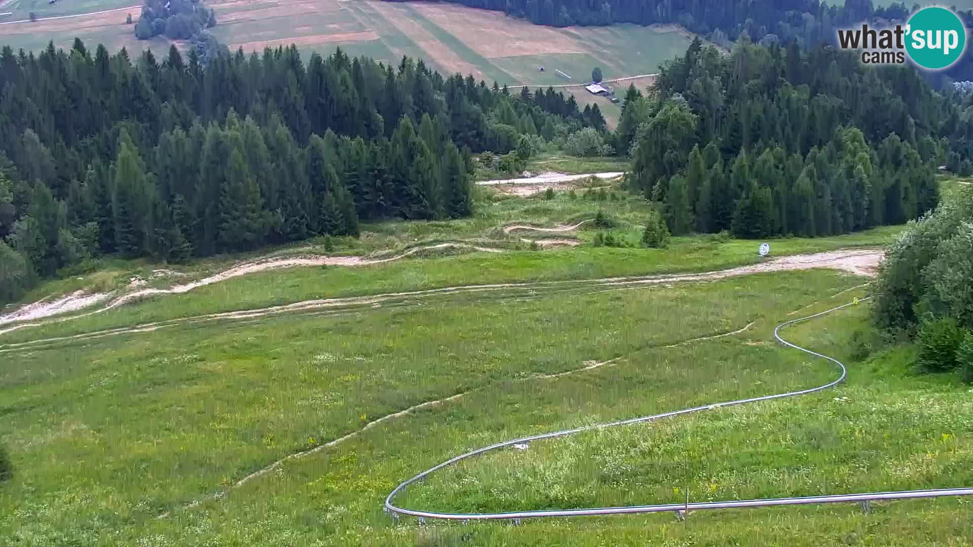 Kranjska Gora web kamera Vitranc | VITRANC 1 gornja postaja