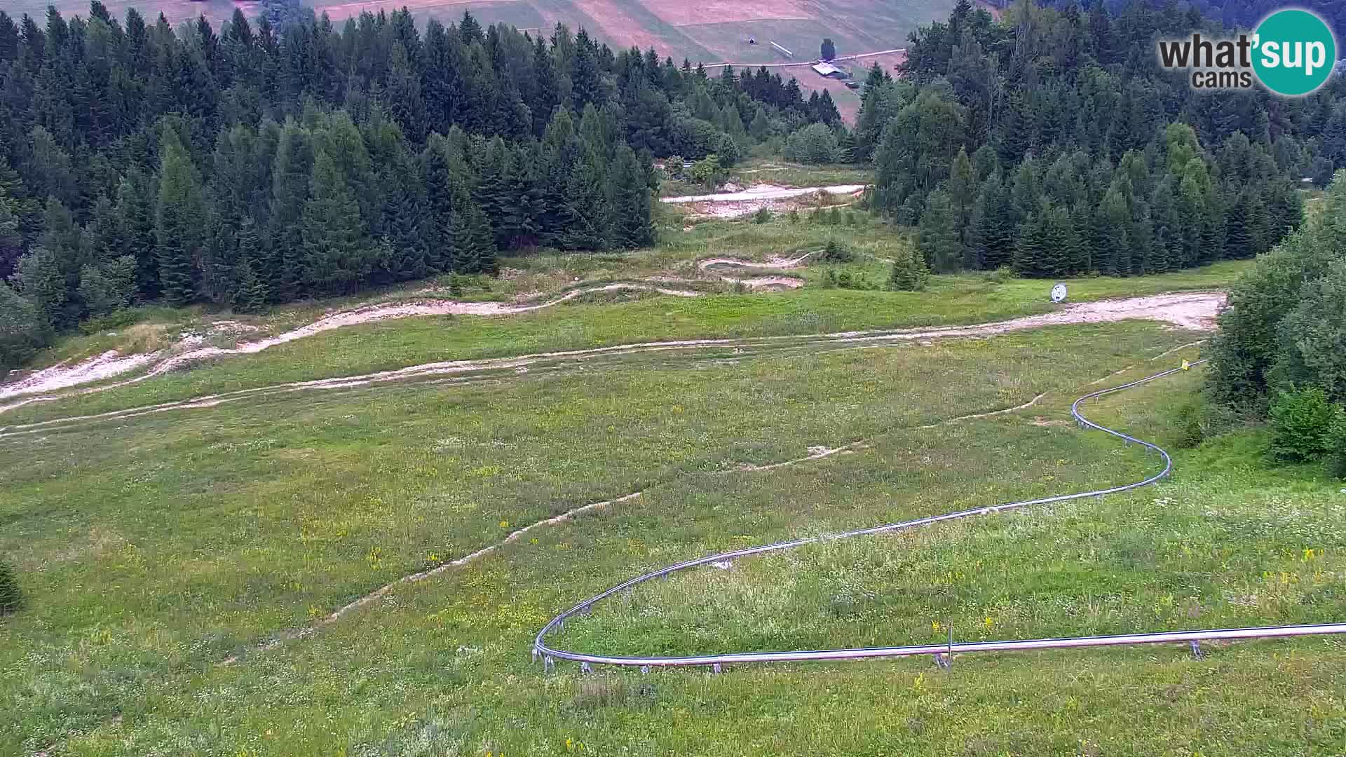 Kranjska Gora web kamera Vitranc | VITRANC 1 gornja postaja