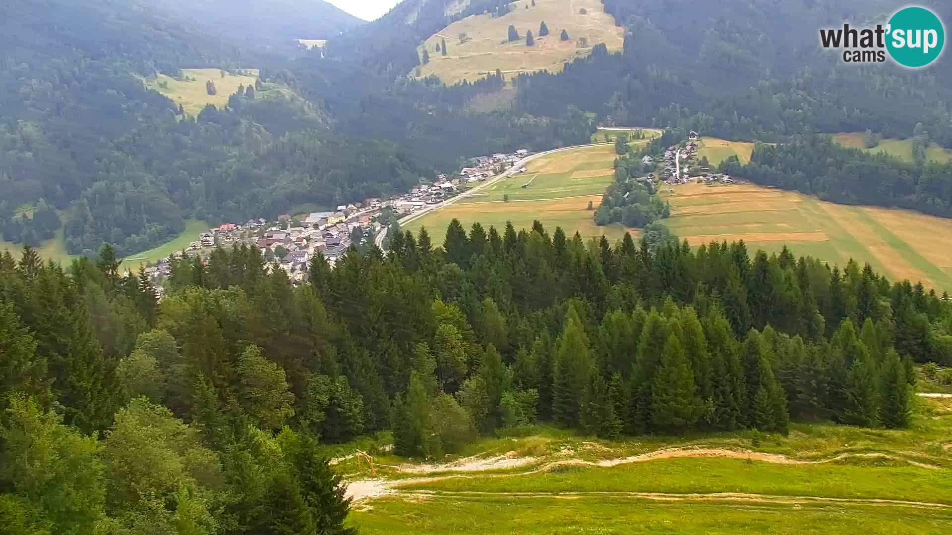 Kranjska Gora web kamera Vitranc | VITRANC 1 gornja postaja