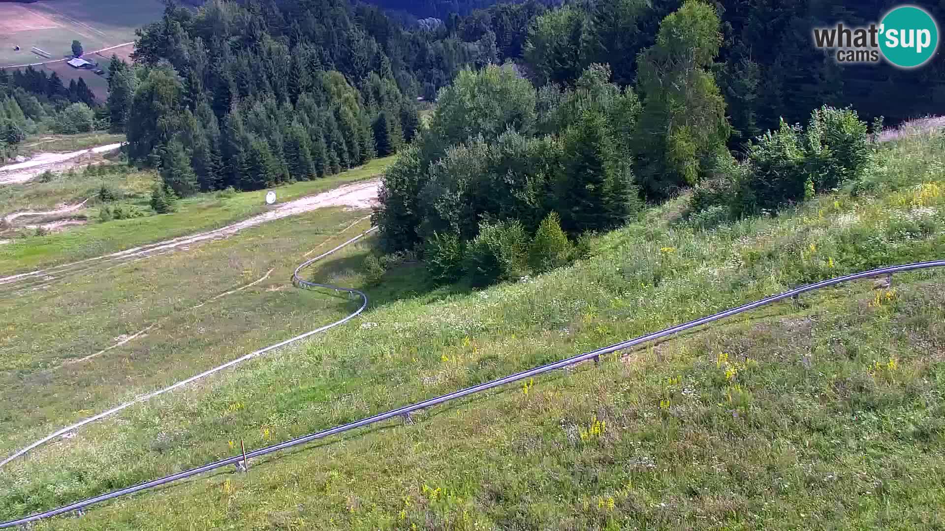 Kranjska Gora web kamera Vitranc | VITRANC 1 gornja postaja