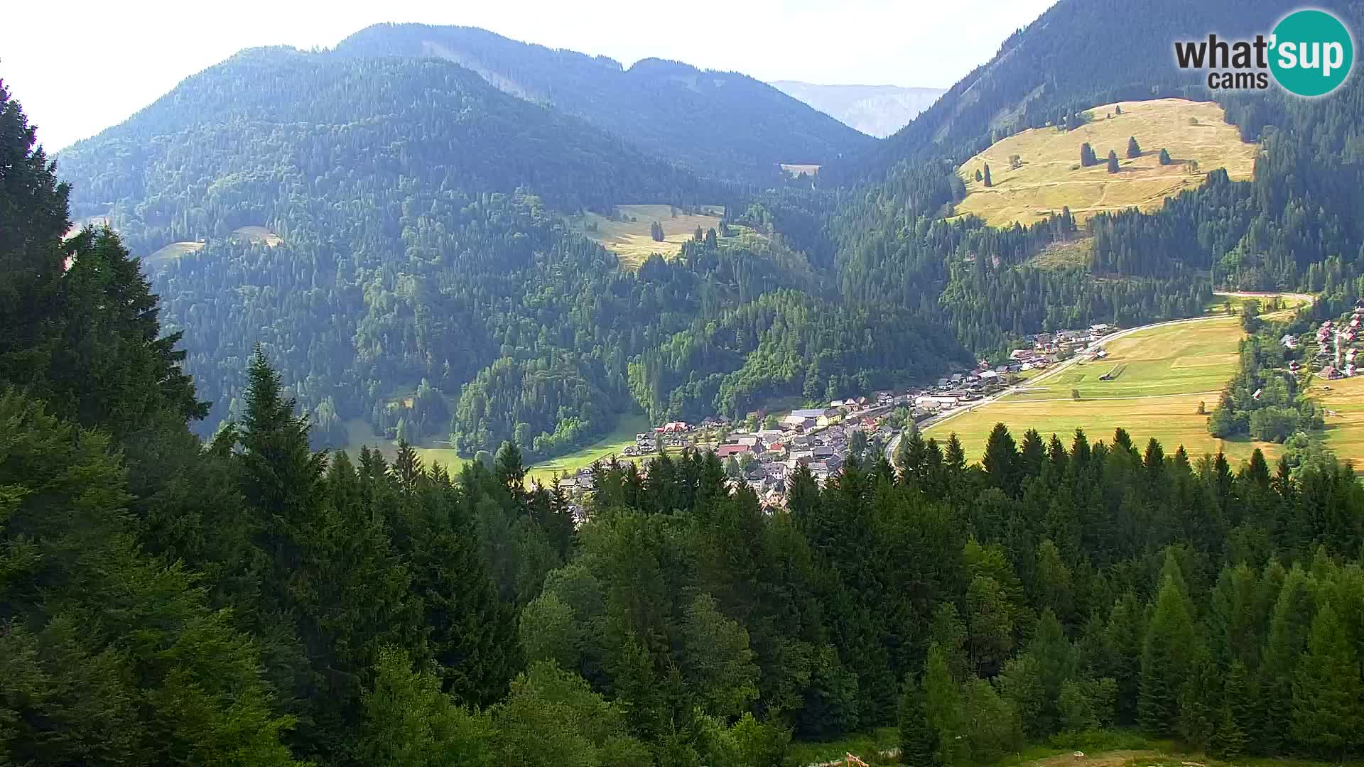 Kranjska Gora web kamera Vitranc | VITRANC 1 gornja postaja