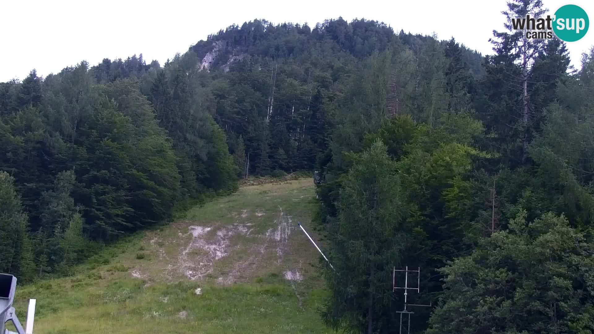 Kranjska Gora web kamera Vitranc | VITRANC 1 gornja postaja
