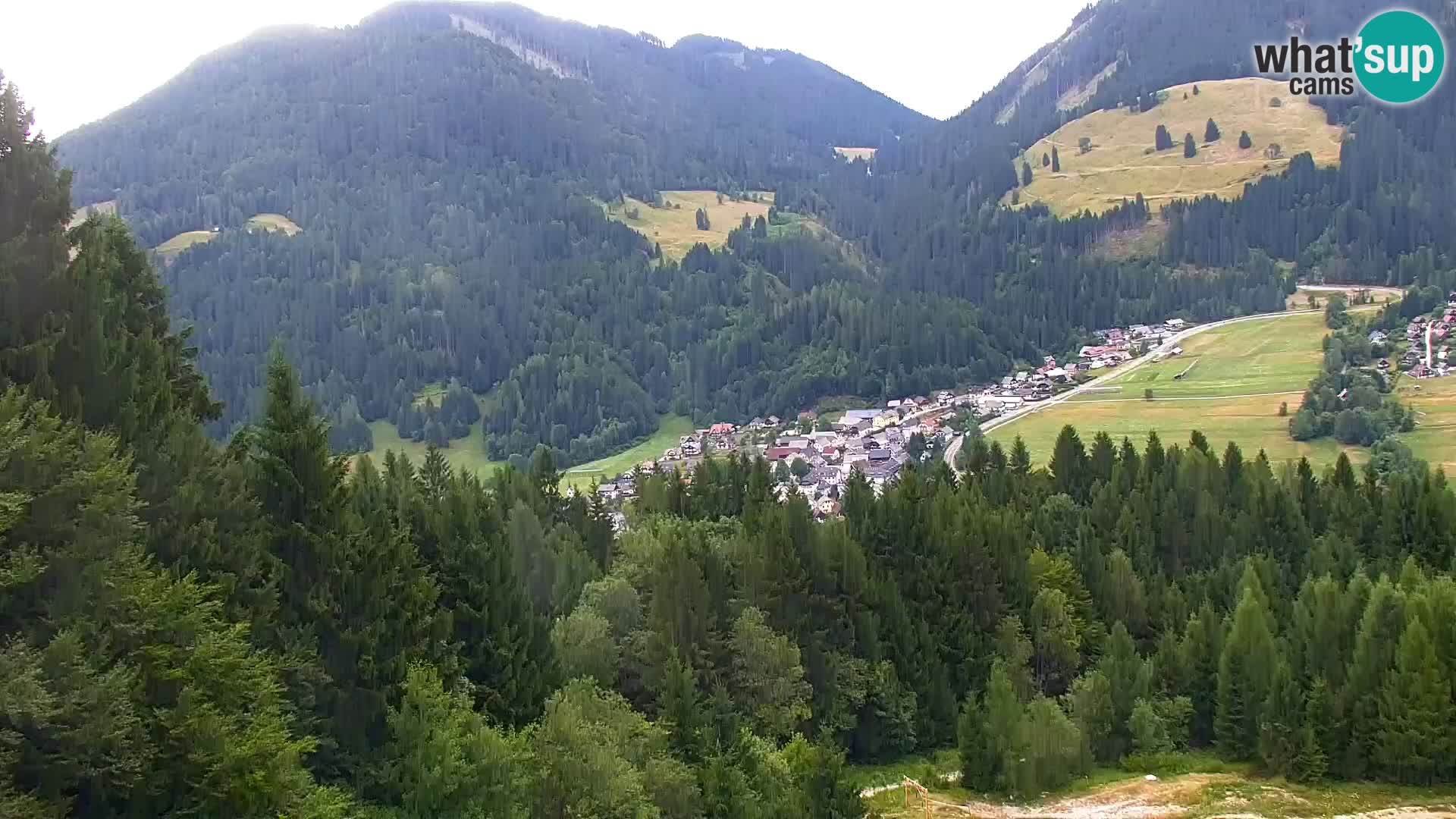 Kranjska Gora web kamera Vitranc | VITRANC 1 gornja postaja