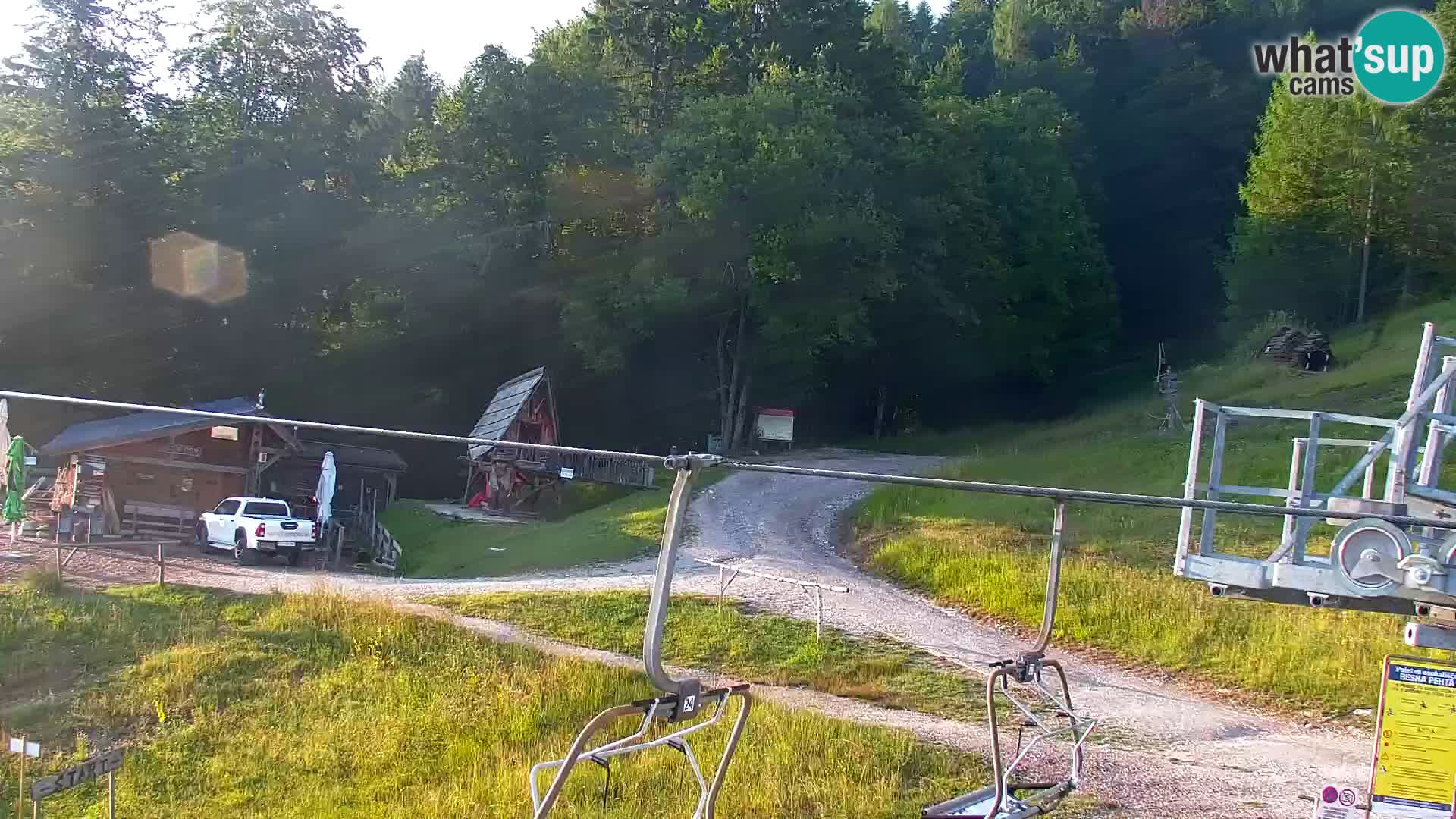 Vitranc Kranjska Gora webcam | VITRANC 1 stazione superiore