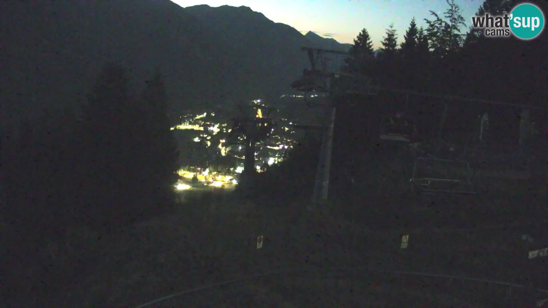 Kranjska Gora web kamera Vitranc | VITRANC 1 gornja postaja