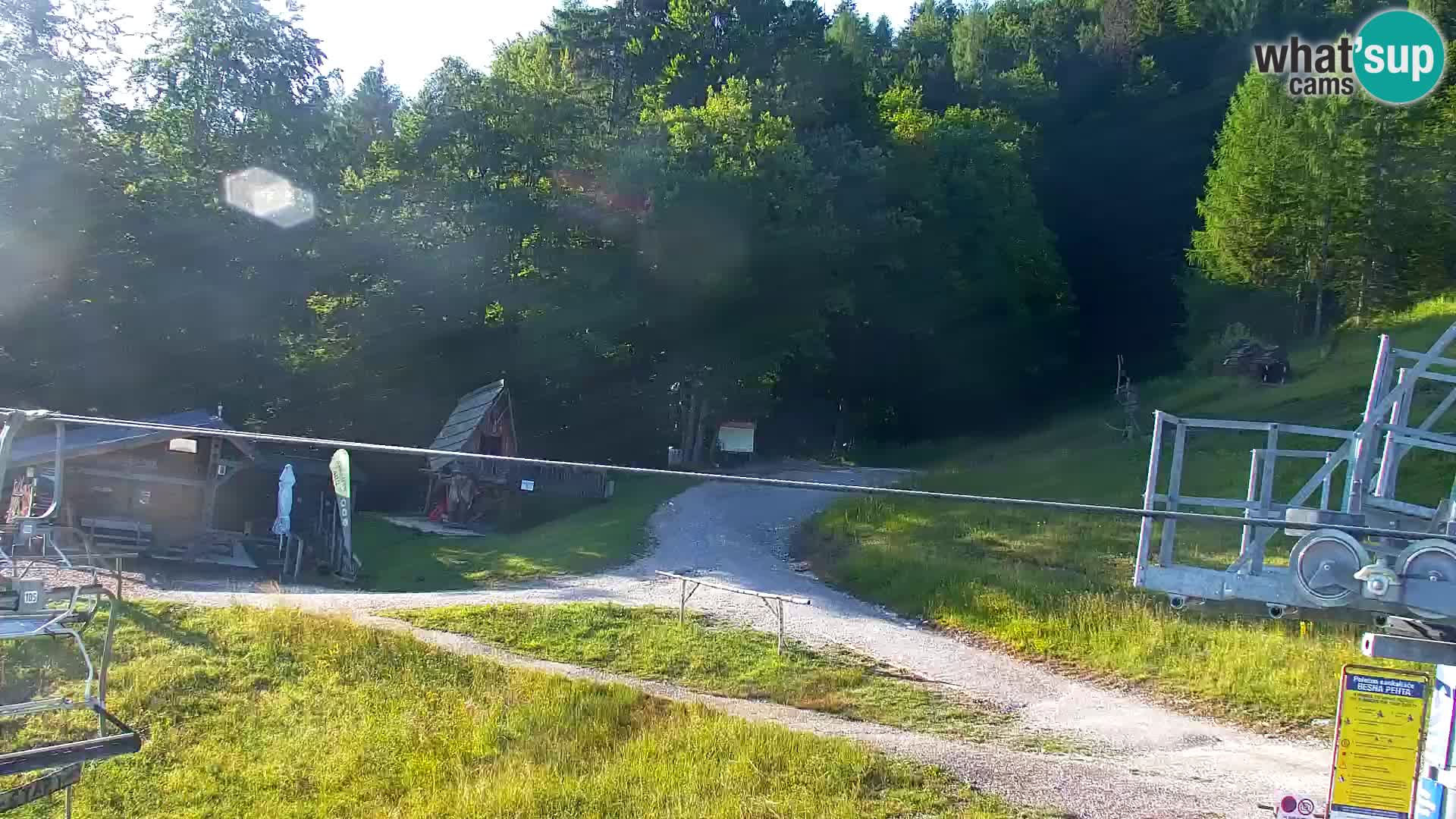 Kranjska Gora web kamera Vitranc | VITRANC 1 gornja postaja