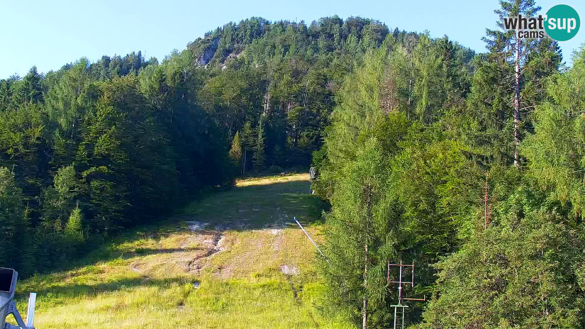 Kranjska Gora web kamera Vitranc | VITRANC 1 gornja postaja