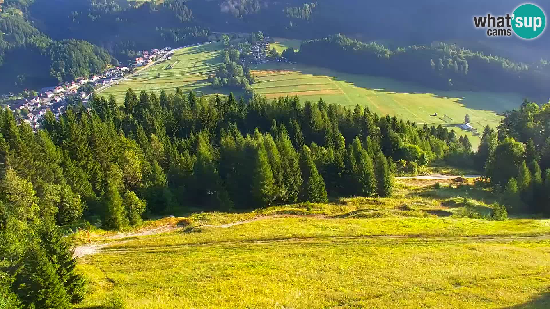 Kranjska Gora web kamera Vitranc | VITRANC 1 gornja postaja