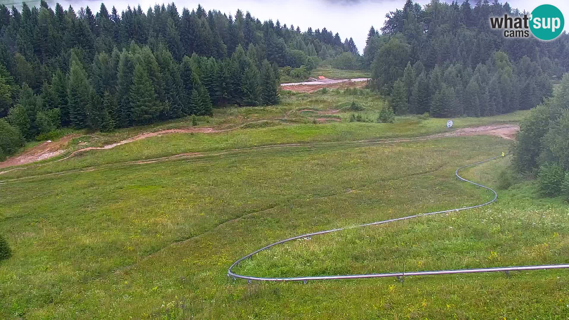 Kranjska Gora web kamera Vitranc | VITRANC 1 gornja postaja