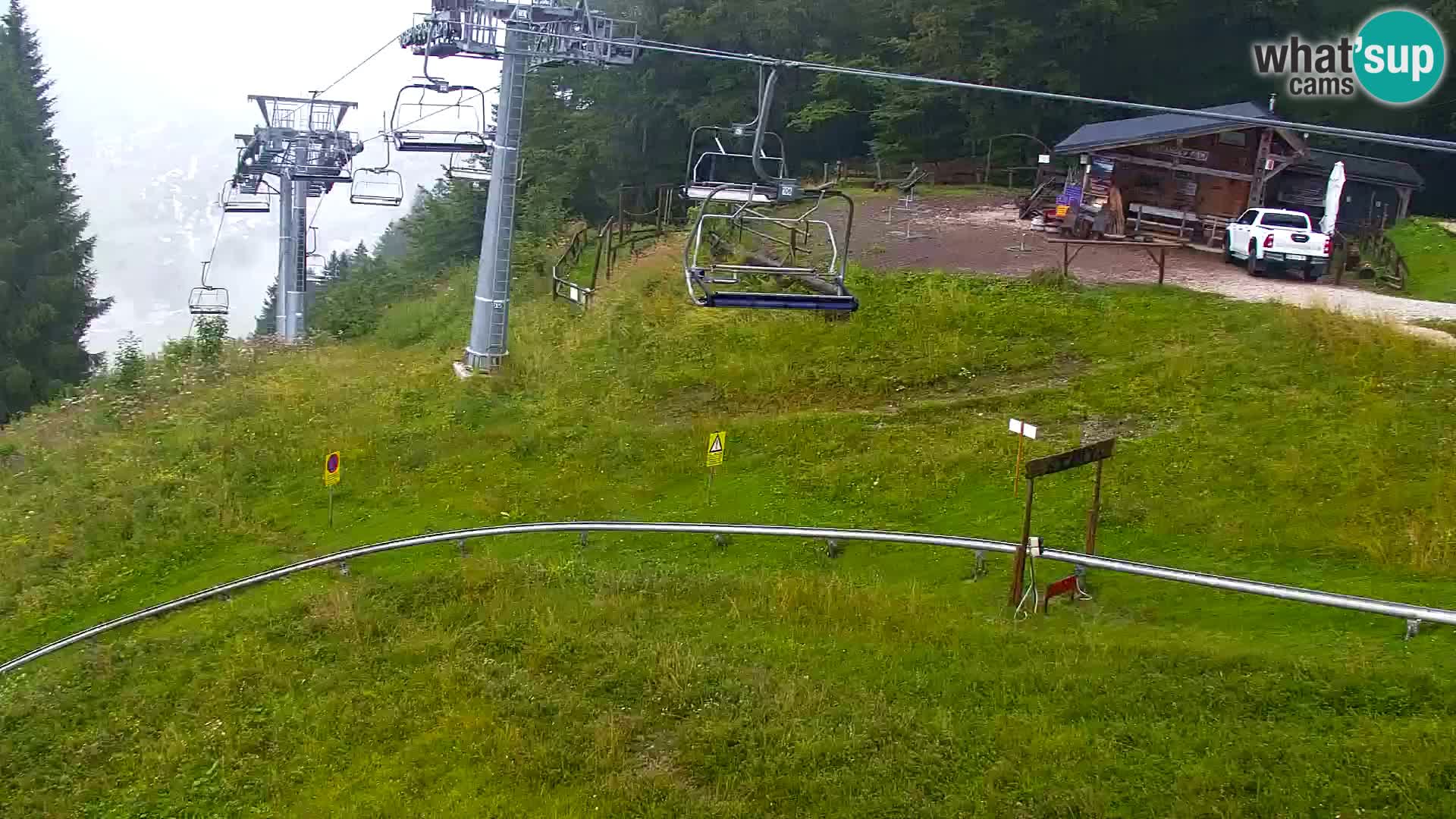 Kranjska Gora web kamera Vitranc | VITRANC 1 gornja postaja