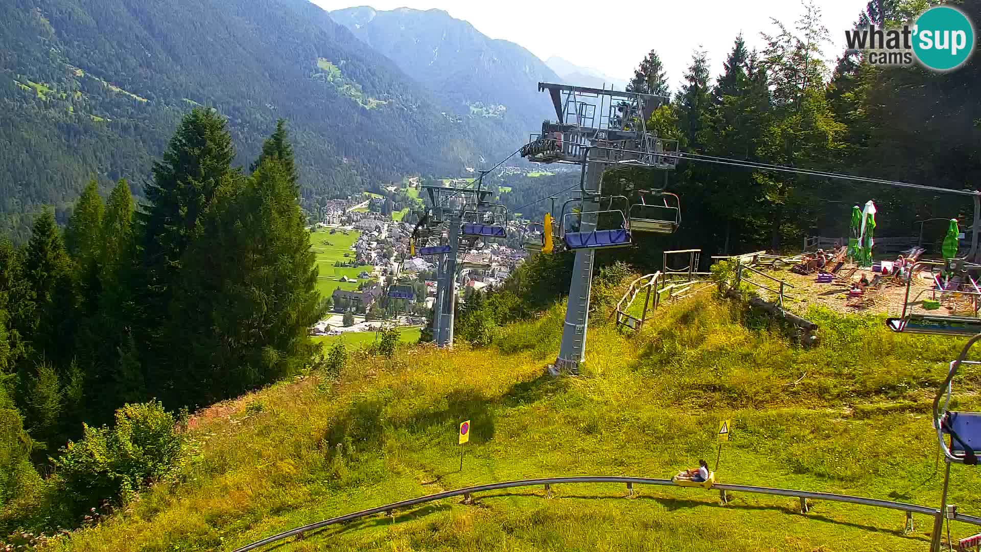 Kranjska Gora web kamera Vitranc | VITRANC 1 gornja postaja