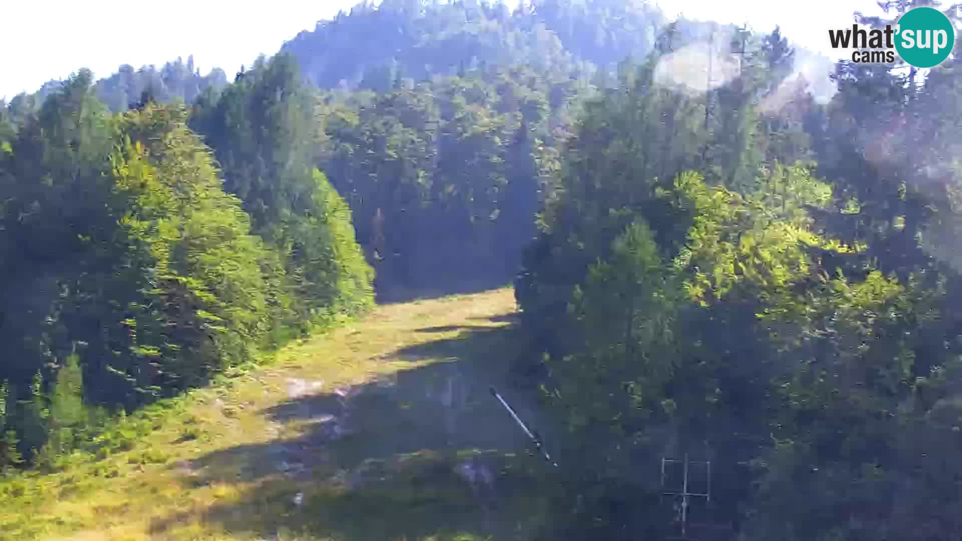 Kranjska Gora web kamera Vitranc | VITRANC 1 gornja postaja