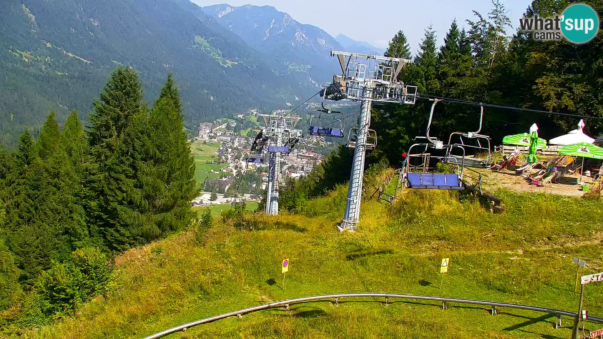 Kranjska Gora web kamera Vitranc | VITRANC 1 gornja postaja