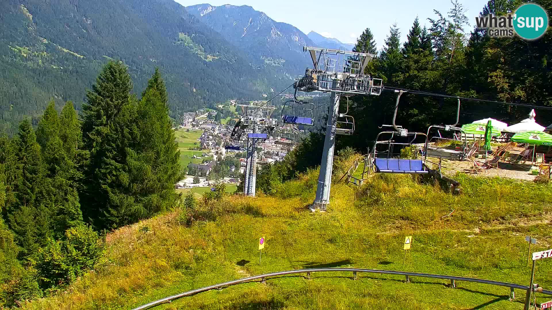 Kranjska Gora web kamera Vitranc | VITRANC 1 gornja postaja