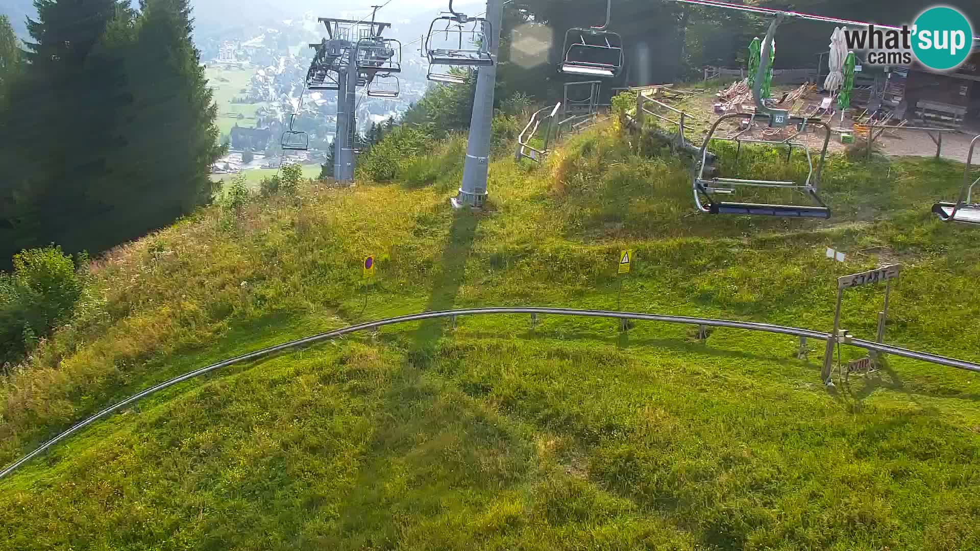 Vitranc Kranjska Gora webcam | VITRANC 1 stazione superiore