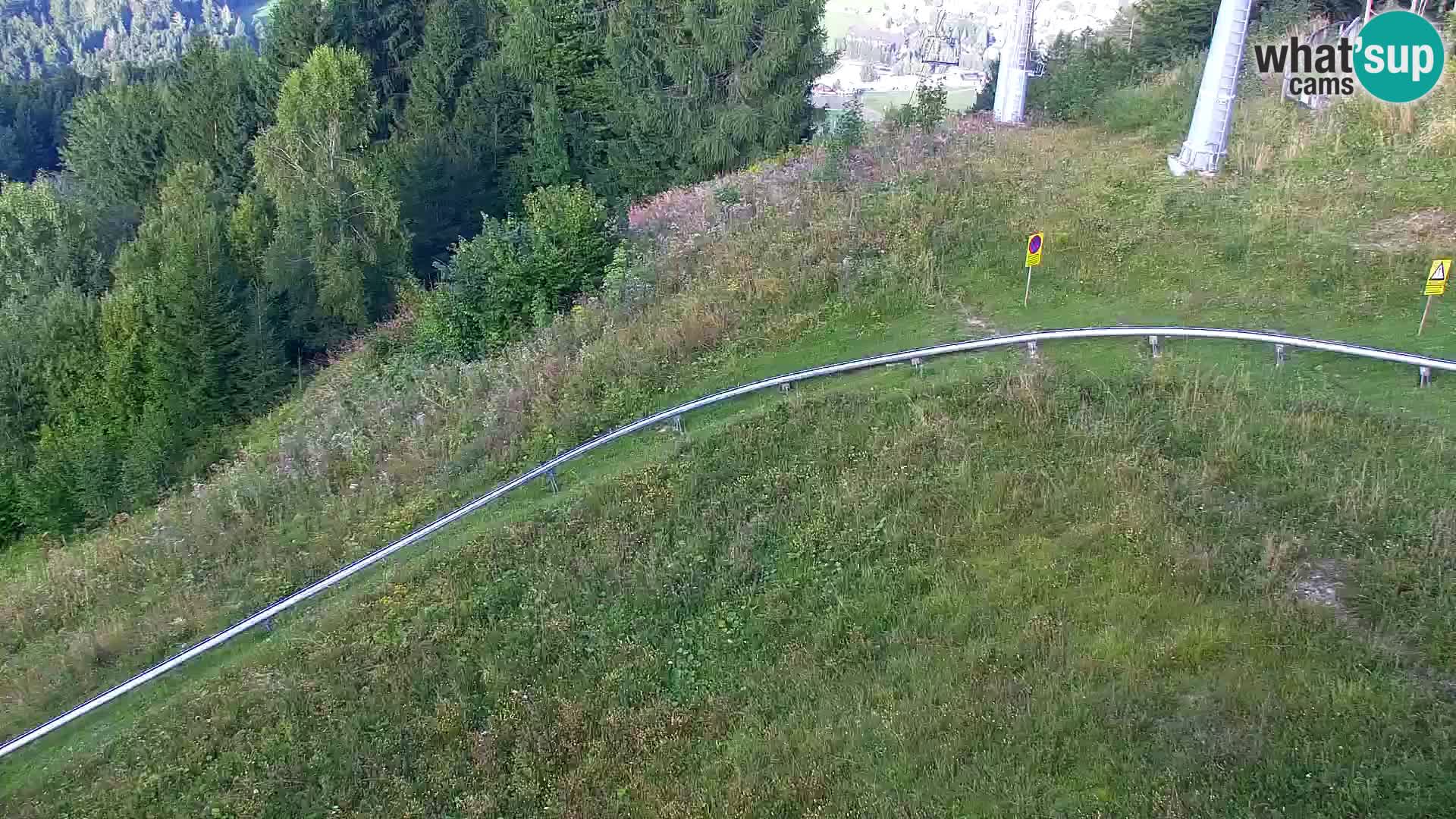 Kranjska Gora web kamera Vitranc | VITRANC 1 gornja postaja