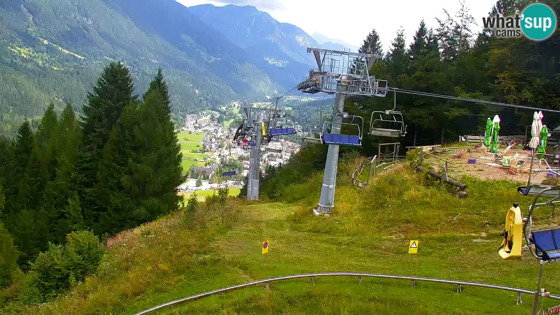 Kranjska Gora web kamera Vitranc | VITRANC 1 gornja postaja