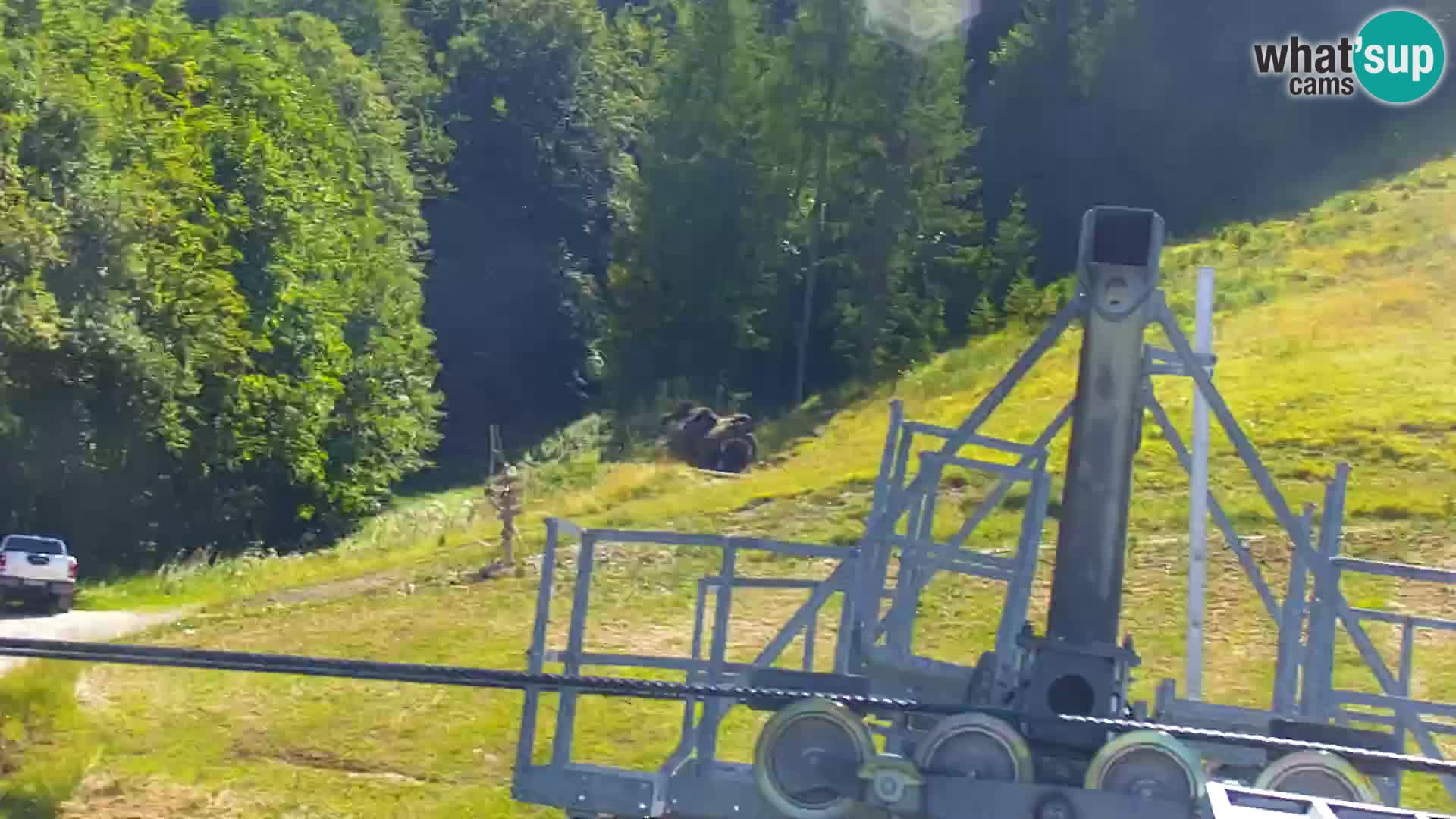Kranjska Gora web kamera Vitranc | VITRANC 1 gornja postaja