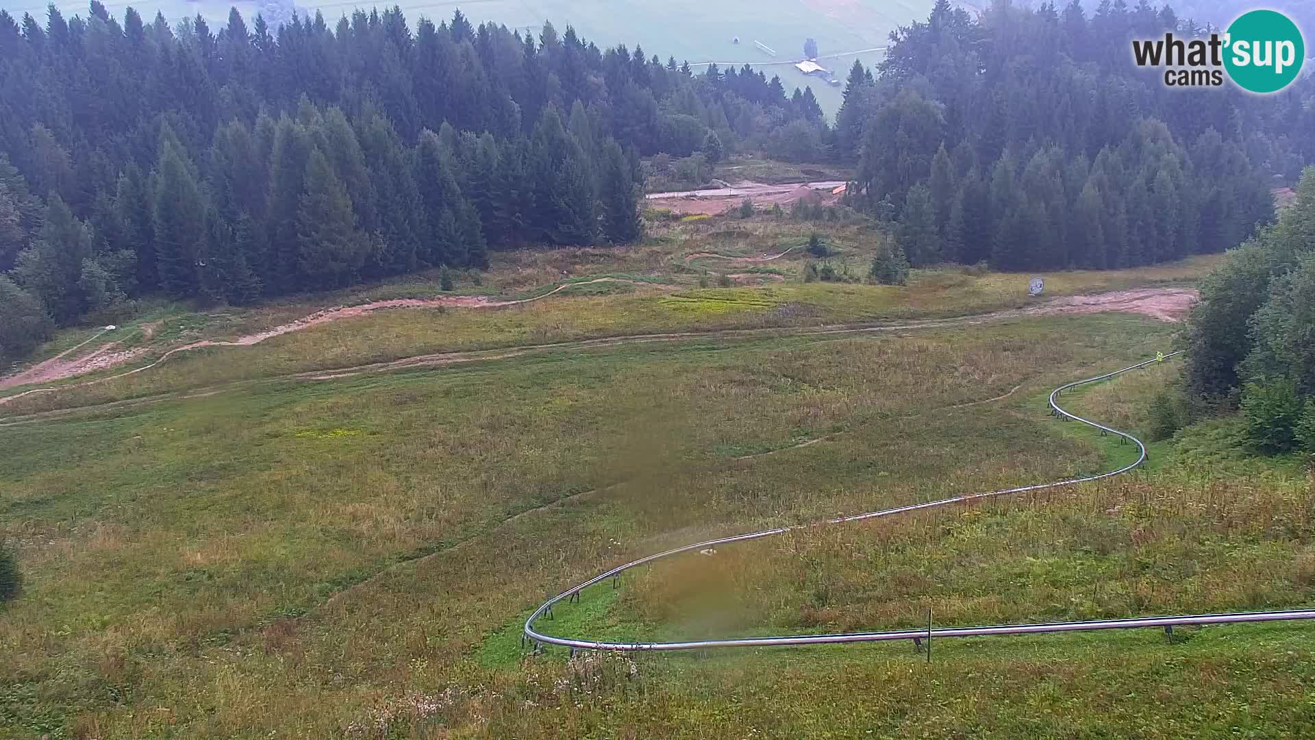 Kranjska Gora web kamera Vitranc | VITRANC 1 gornja postaja