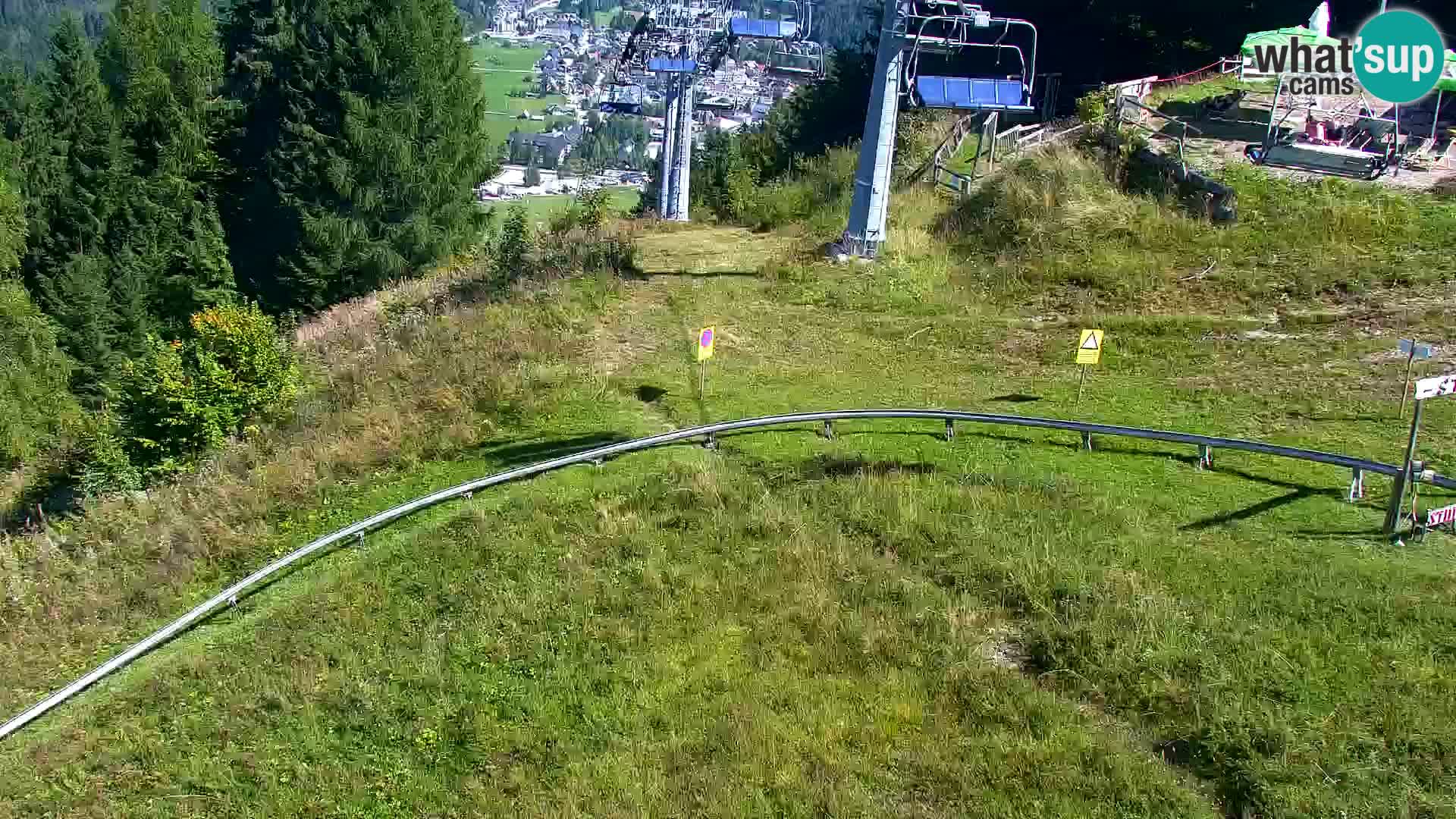 Kranjska Gora web kamera Vitranc | VITRANC 1 gornja postaja