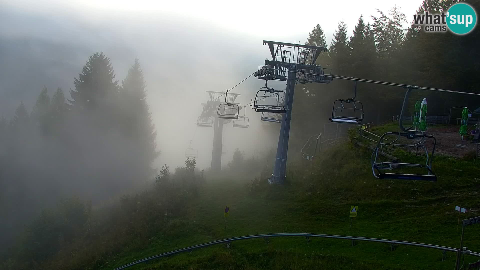 Vitranc Kranjska Gora webcam | VITRANC 1 stazione superiore
