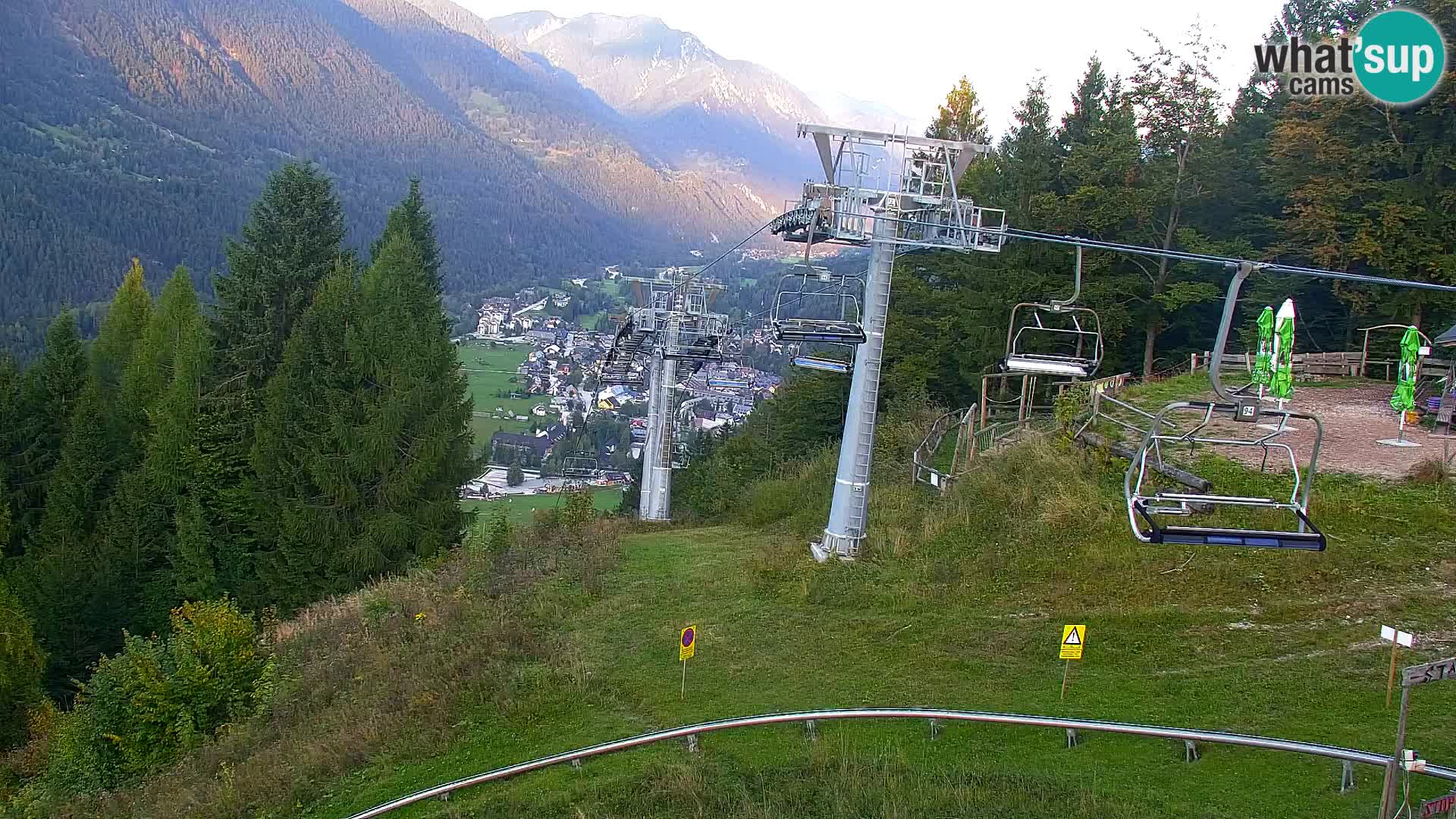 Kranjska Gora web kamera Vitranc | VITRANC 1 gornja postaja
