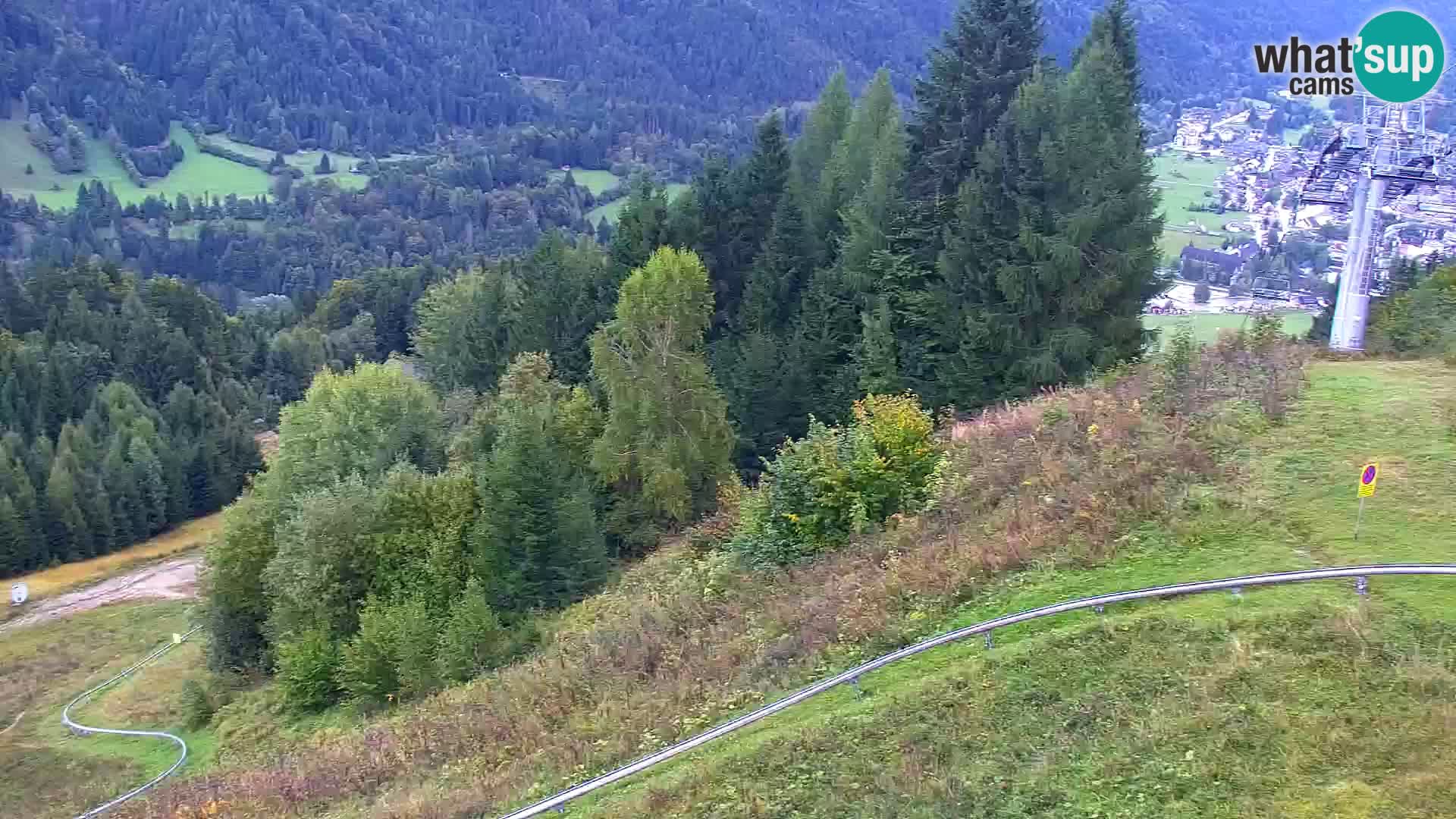 Kranjska Gora web kamera Vitranc | VITRANC 1 gornja postaja