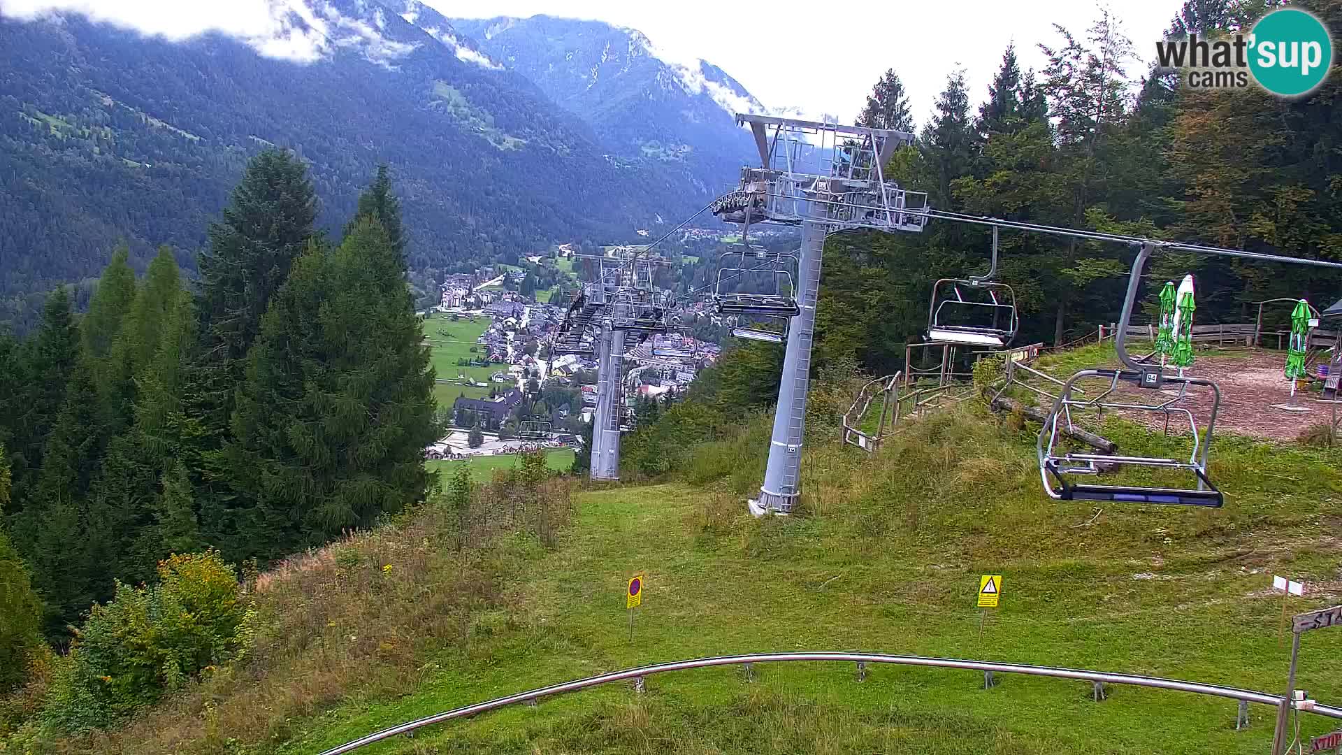 Kranjska Gora web kamera Vitranc | VITRANC 1 gornja postaja