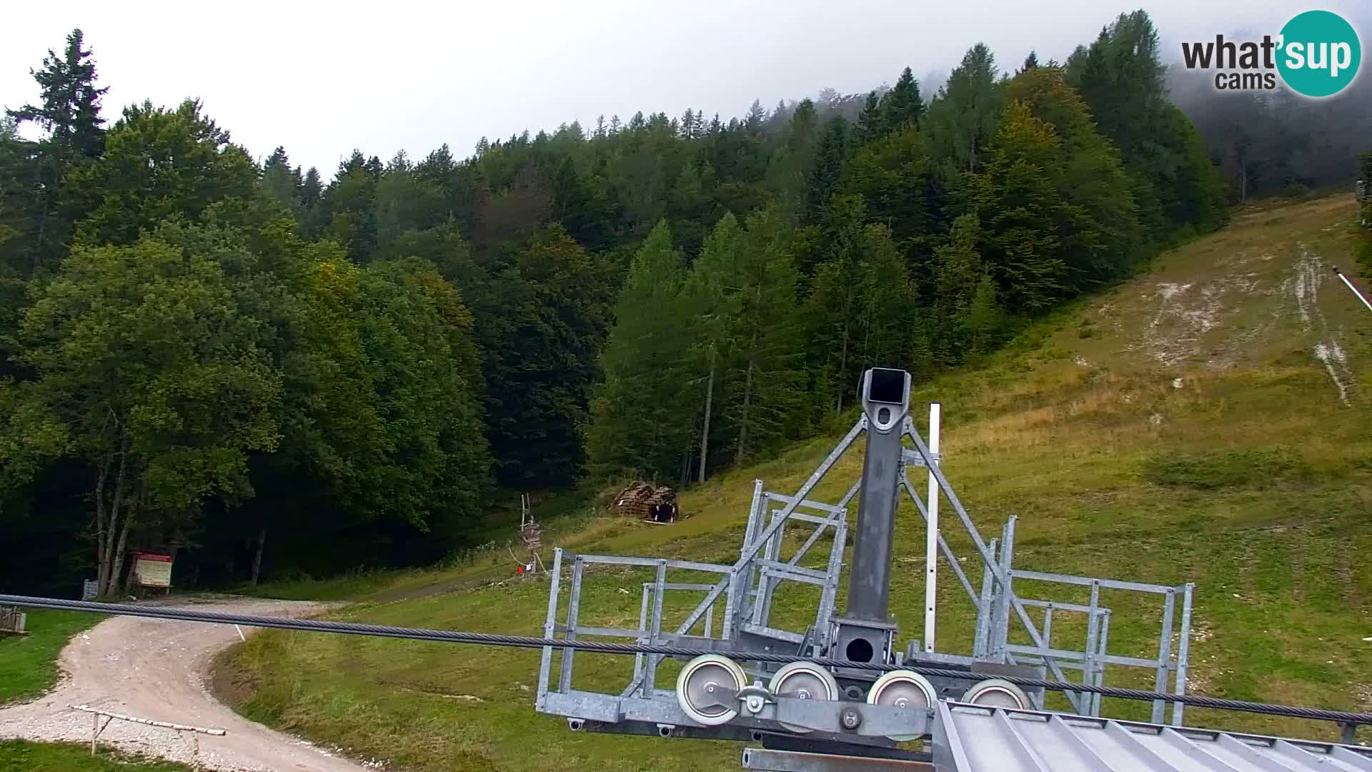 Kranjska Gora web kamera Vitranc | VITRANC 1 gornja postaja