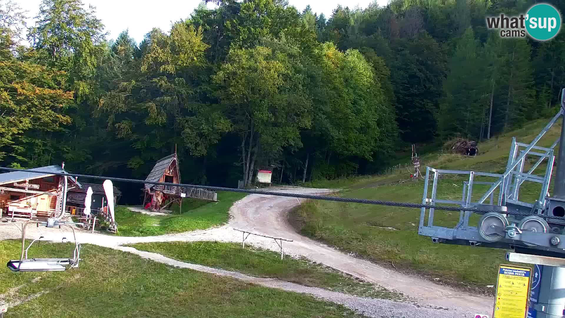 Kranjska Gora web kamera Vitranc | VITRANC 1 gornja postaja