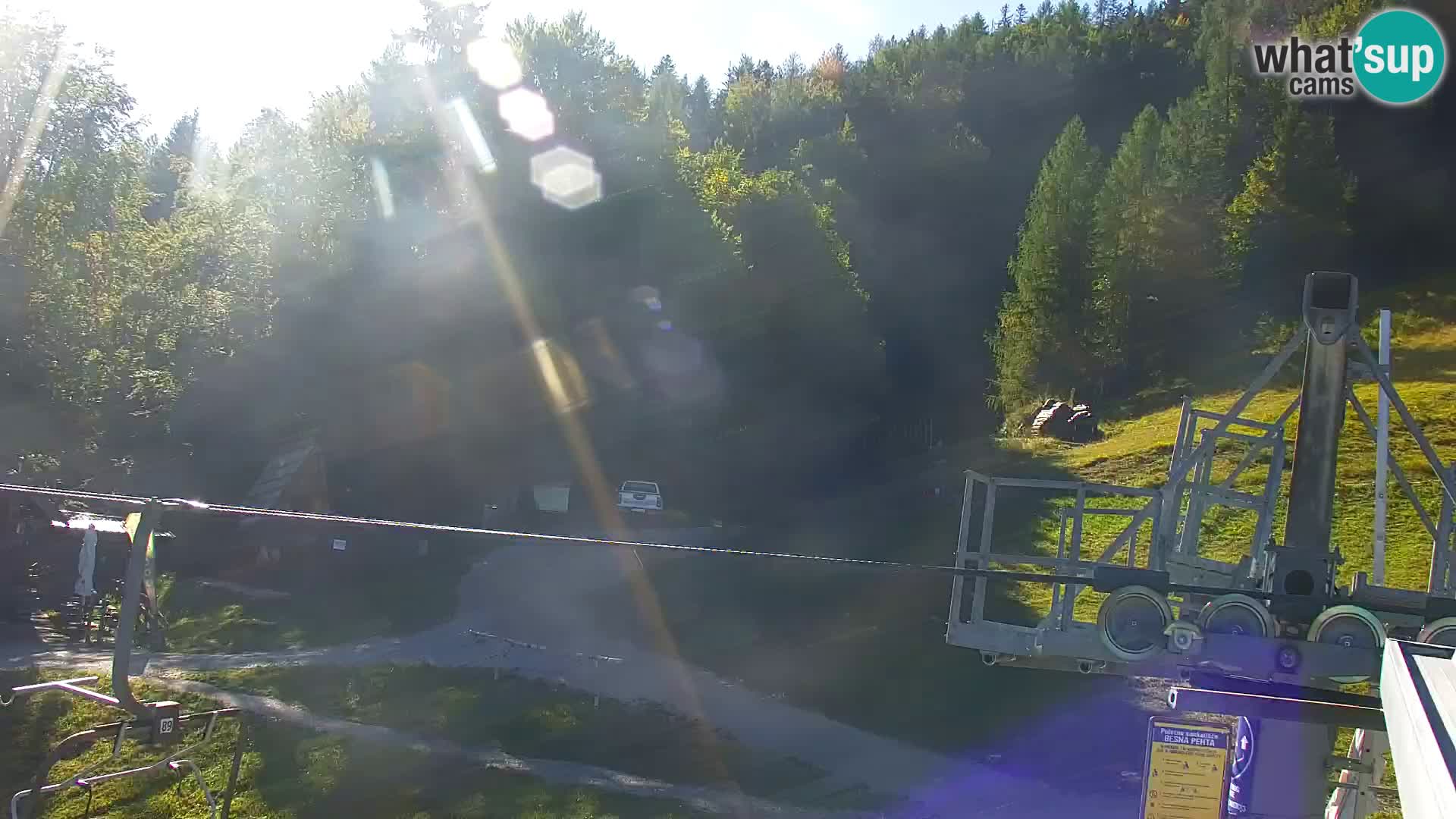 Kranjska Gora webcam VITRANC 1 | obere Station