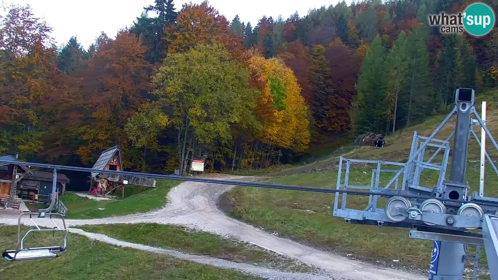 Kranjska Gora web kamera Vitranc | VITRANC 1 gornja postaja