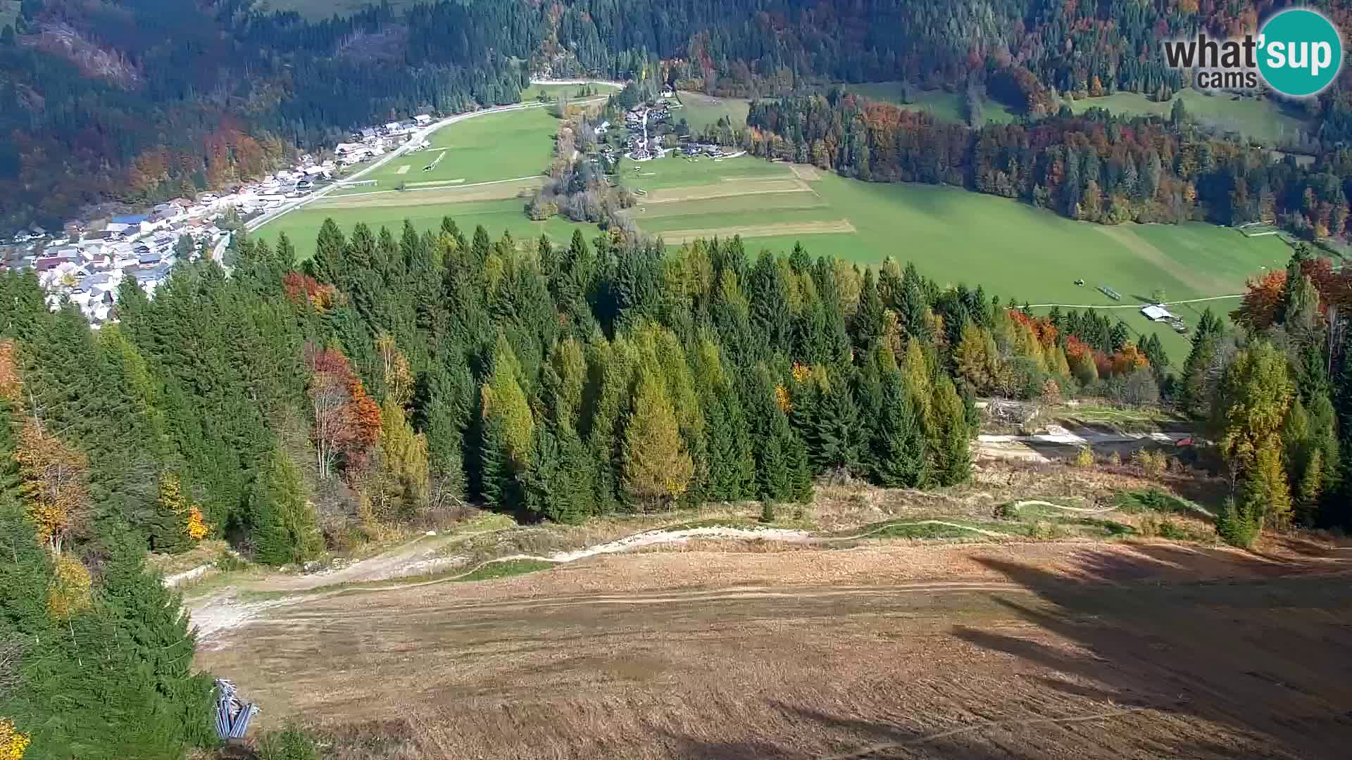 Kranjska Gora web kamera Vitranc | VITRANC 1 gornja postaja