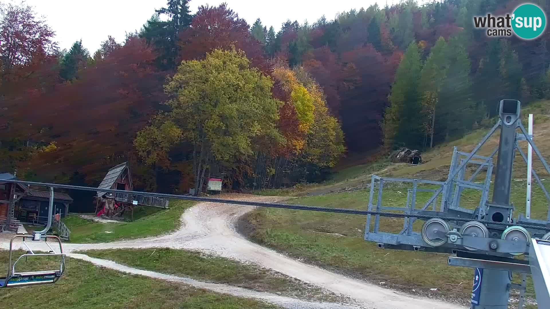 Kranjska Gora web kamera Vitranc | VITRANC 1 gornja postaja
