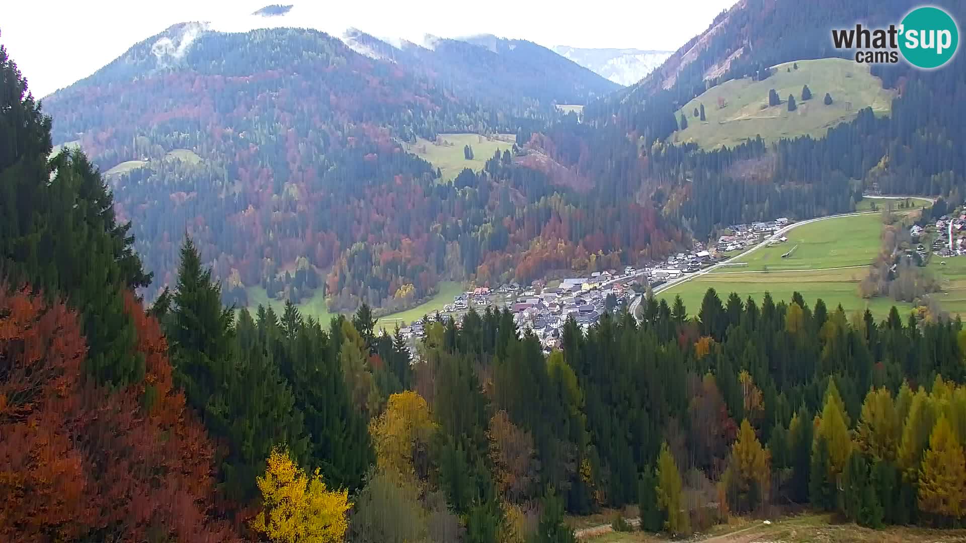 Kranjska Gora web kamera Vitranc | VITRANC 1 gornja postaja