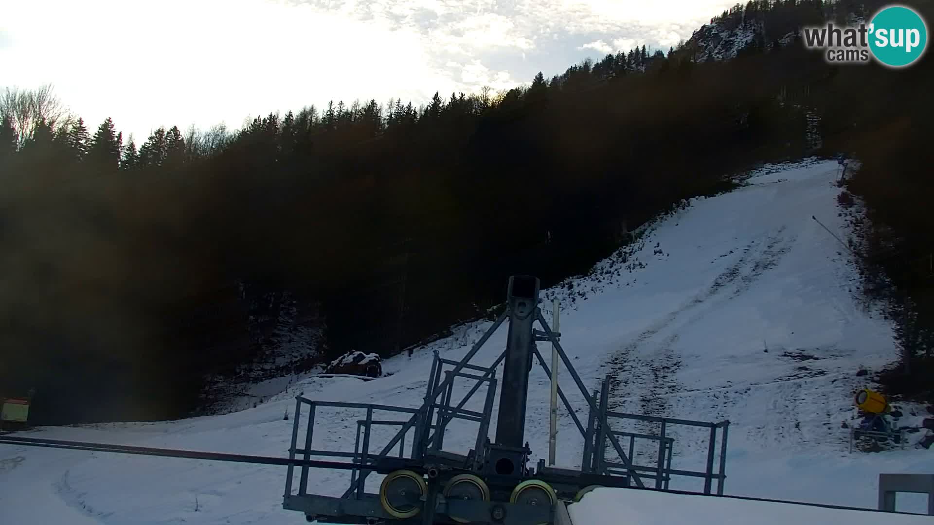 Vitranc Kranjska Gora webcam | VITRANC 1 stazione superiore