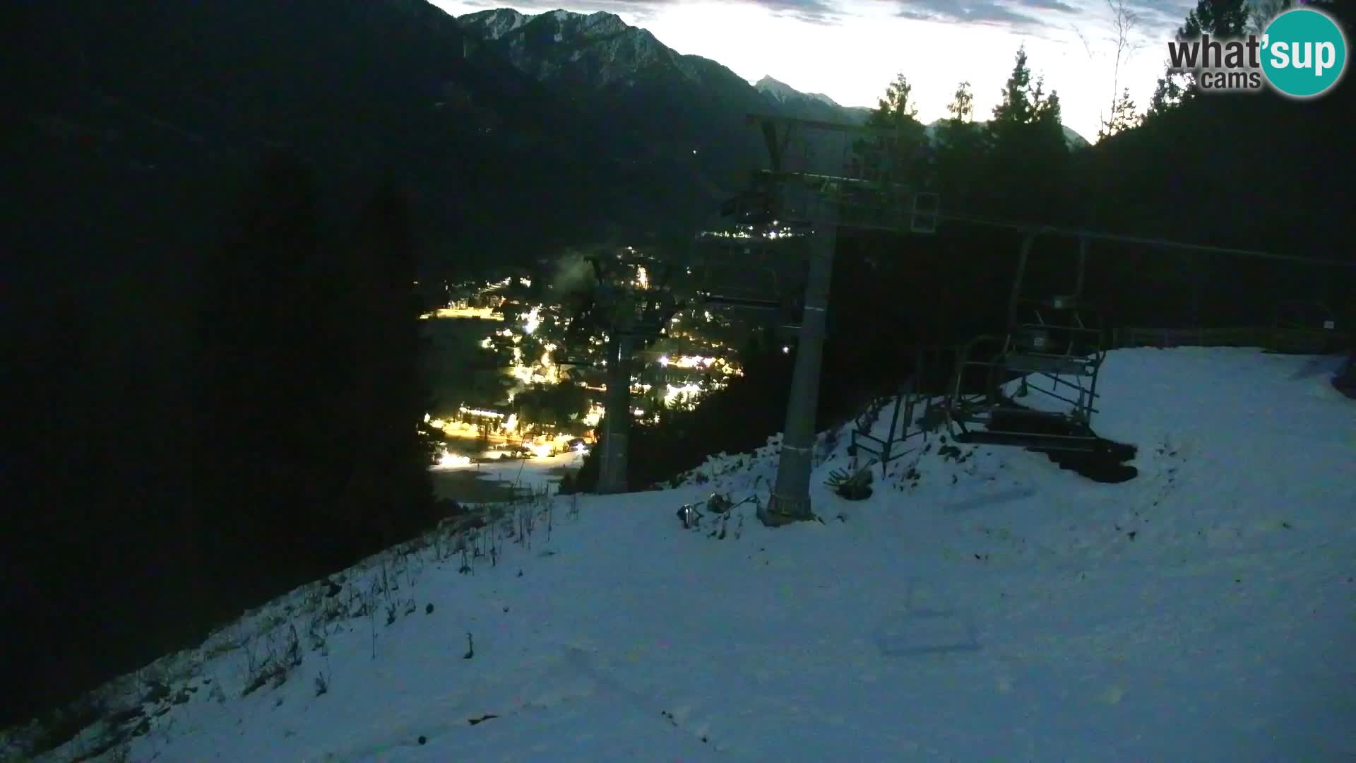 Kranjska Gora web kamera Vitranc | VITRANC 1 gornja postaja