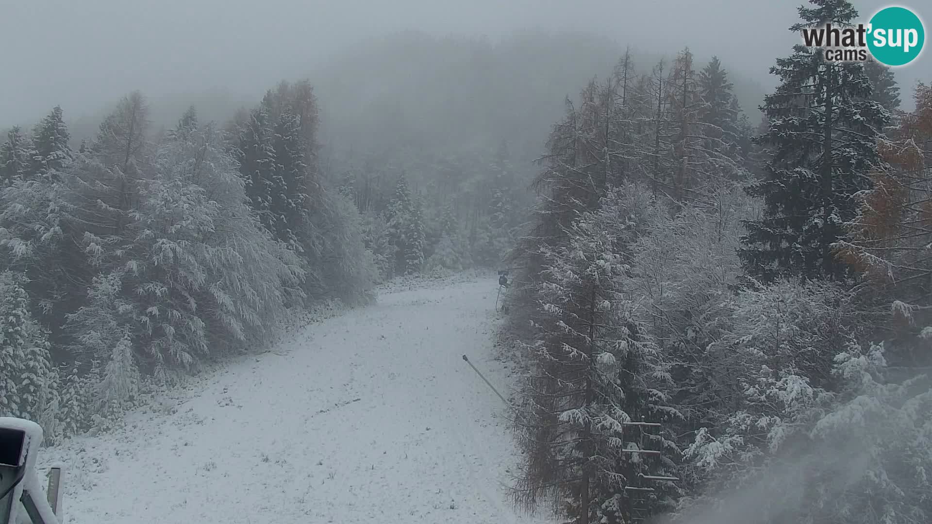 Kranjska Gora web kamera Vitranc | VITRANC 1 gornja postaja