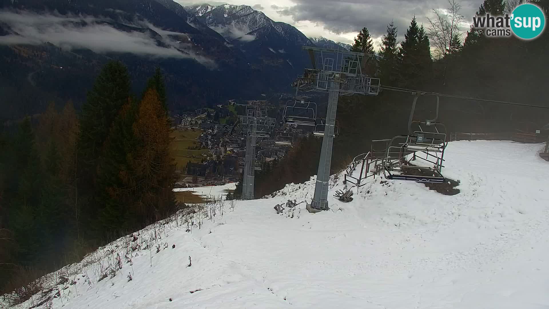 Kranjska Gora web kamera Vitranc | VITRANC 1 gornja postaja