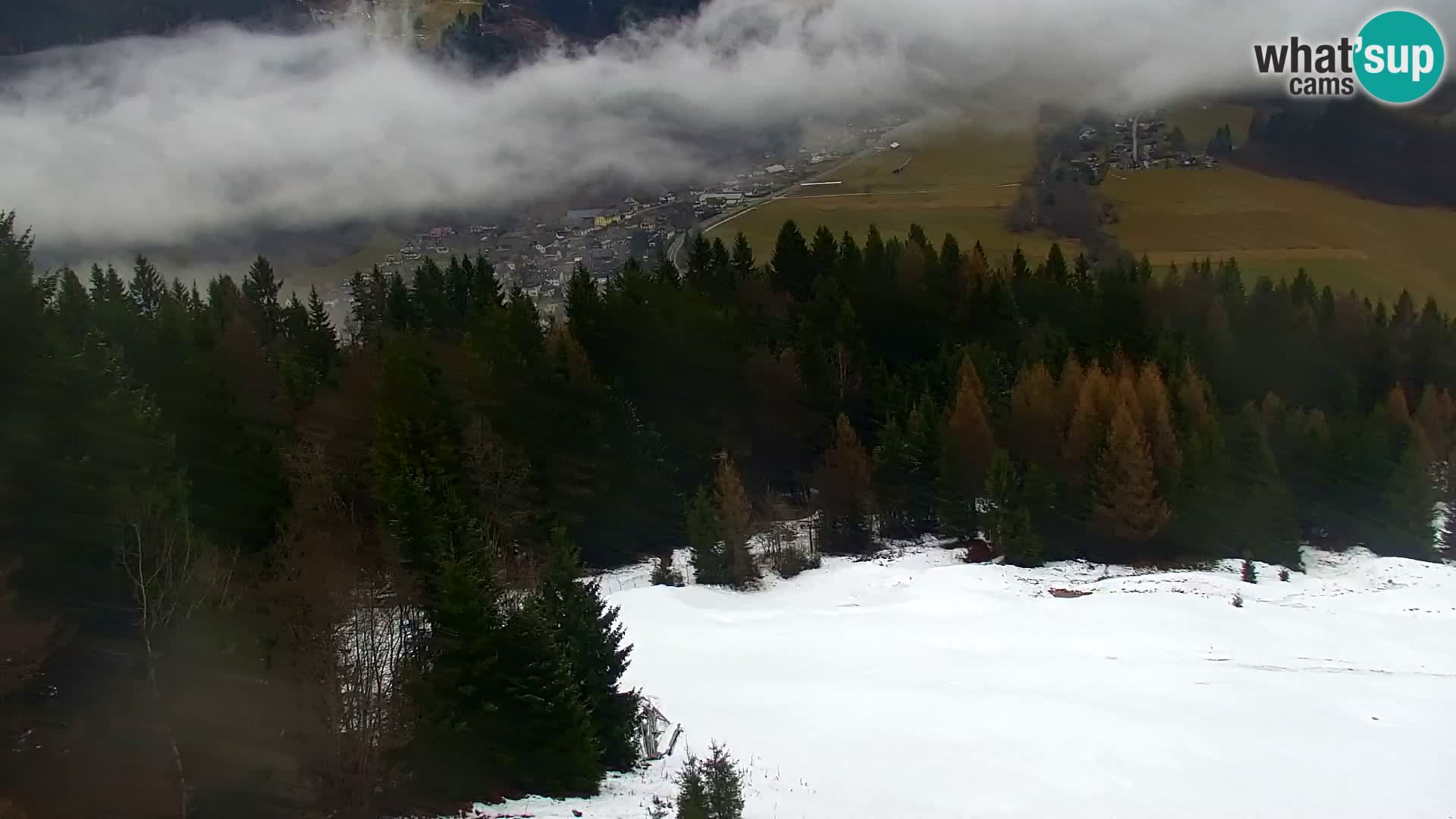 Kranjska Gora web kamera Vitranc | VITRANC 1 gornja postaja