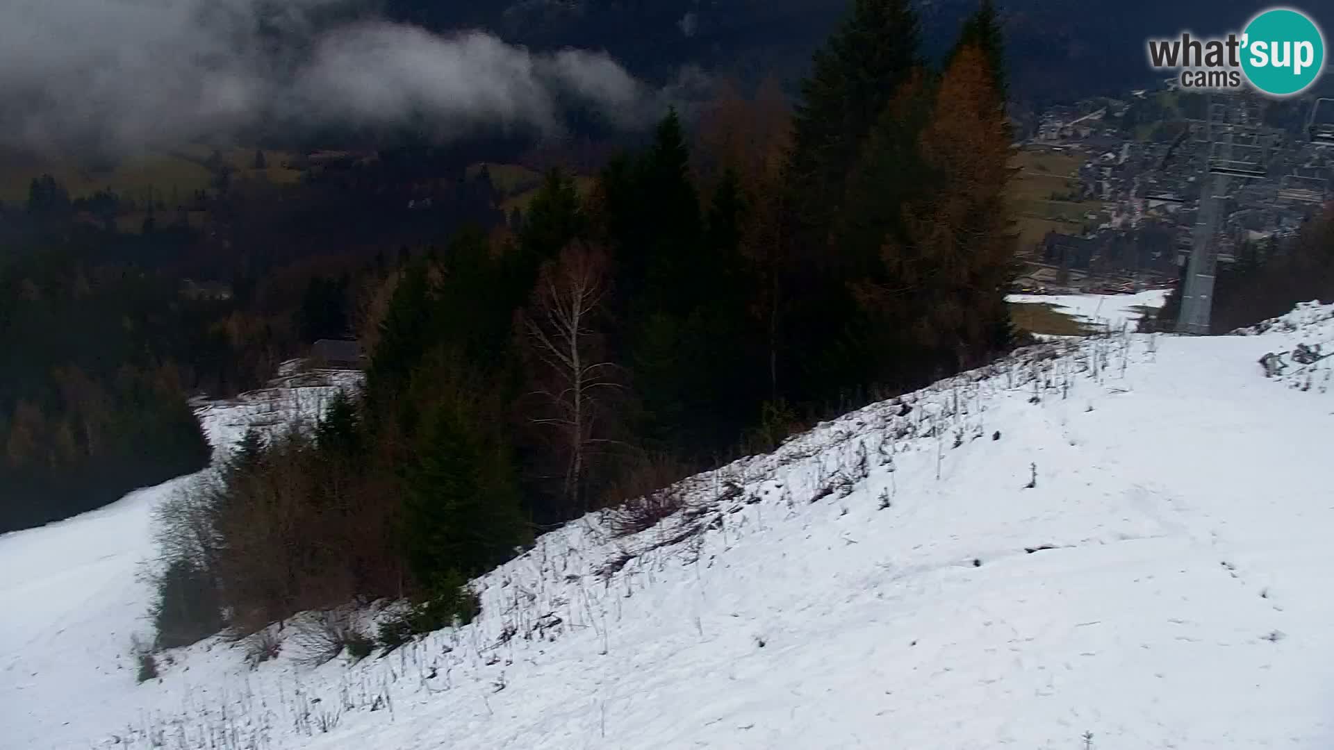 Kranjska Gora web kamera Vitranc | VITRANC 1 gornja postaja