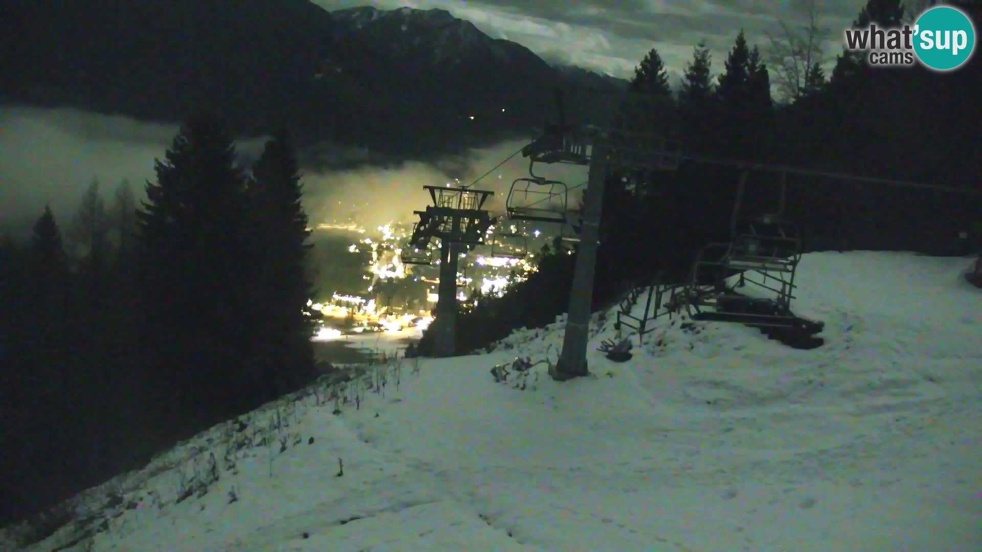 Kranjska Gora web kamera Vitranc | VITRANC 1 gornja postaja