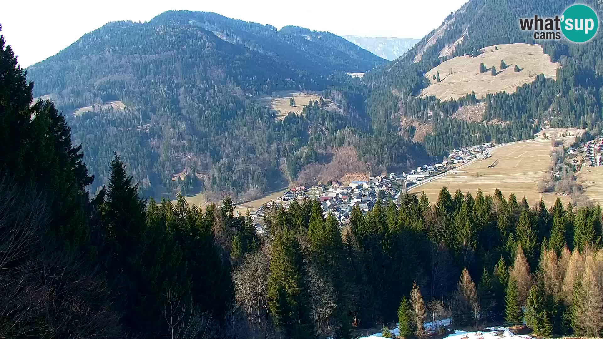 Kranjska Gora web kamera Vitranc | VITRANC 1 gornja postaja