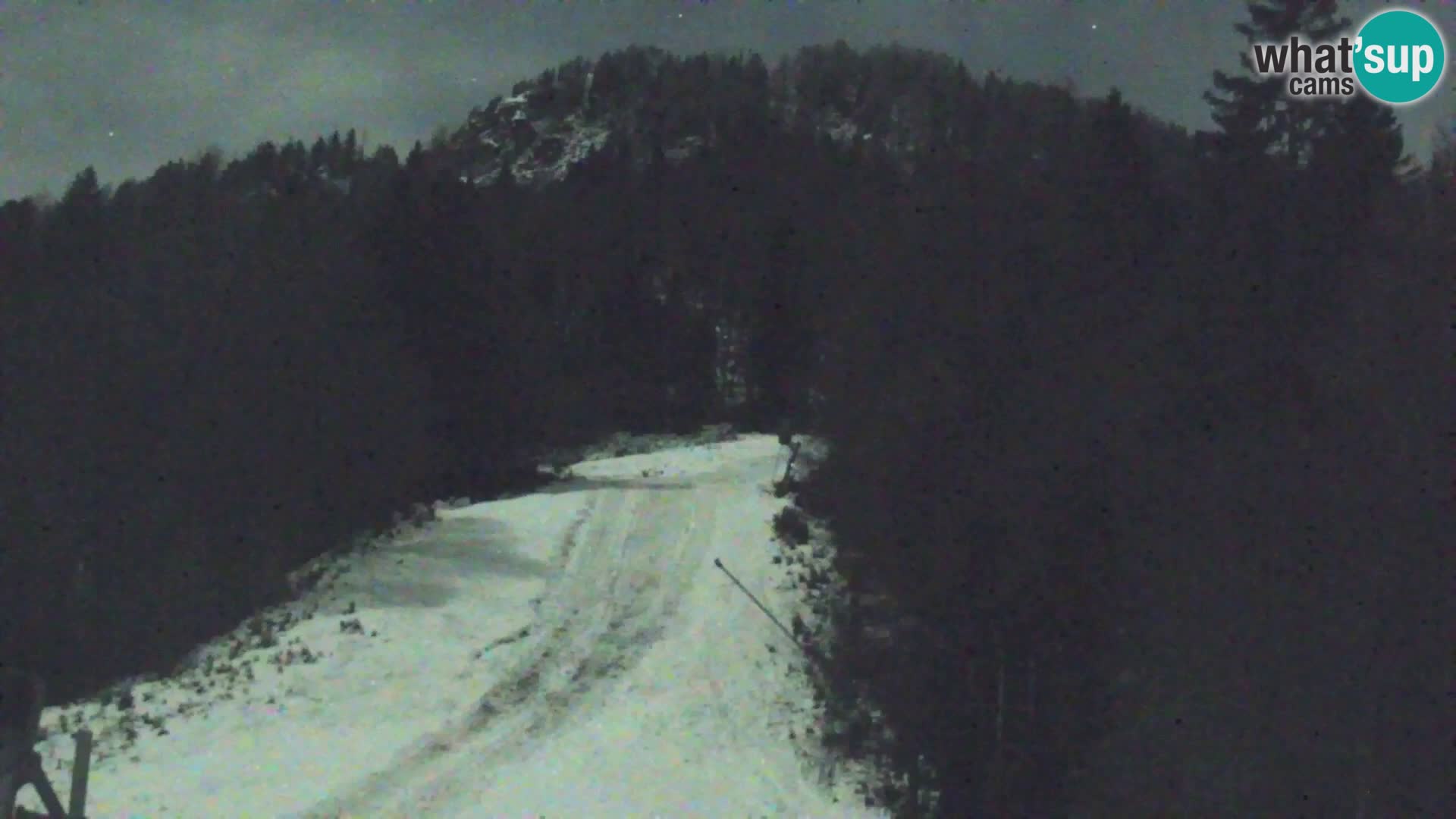 Kranjska Gora web kamera Vitranc | VITRANC 1 gornja postaja