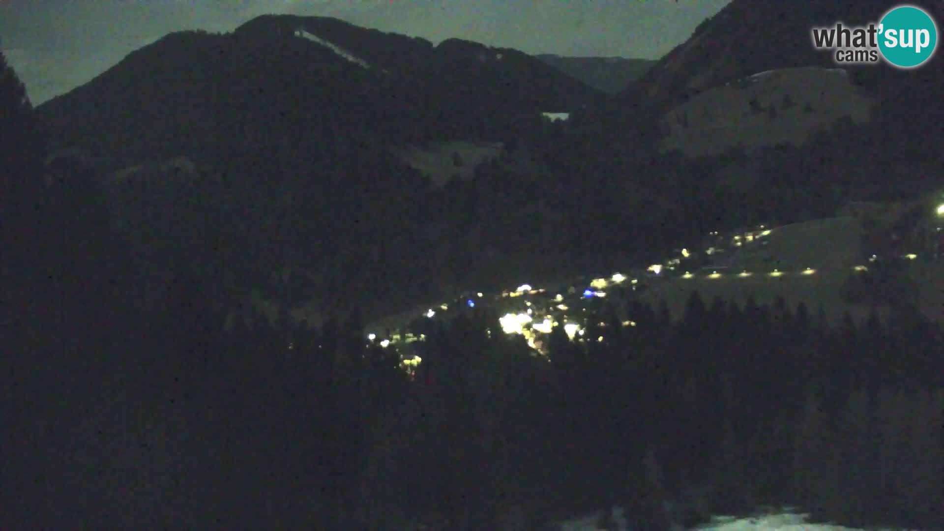 Kranjska Gora web kamera Vitranc | VITRANC 1 gornja postaja