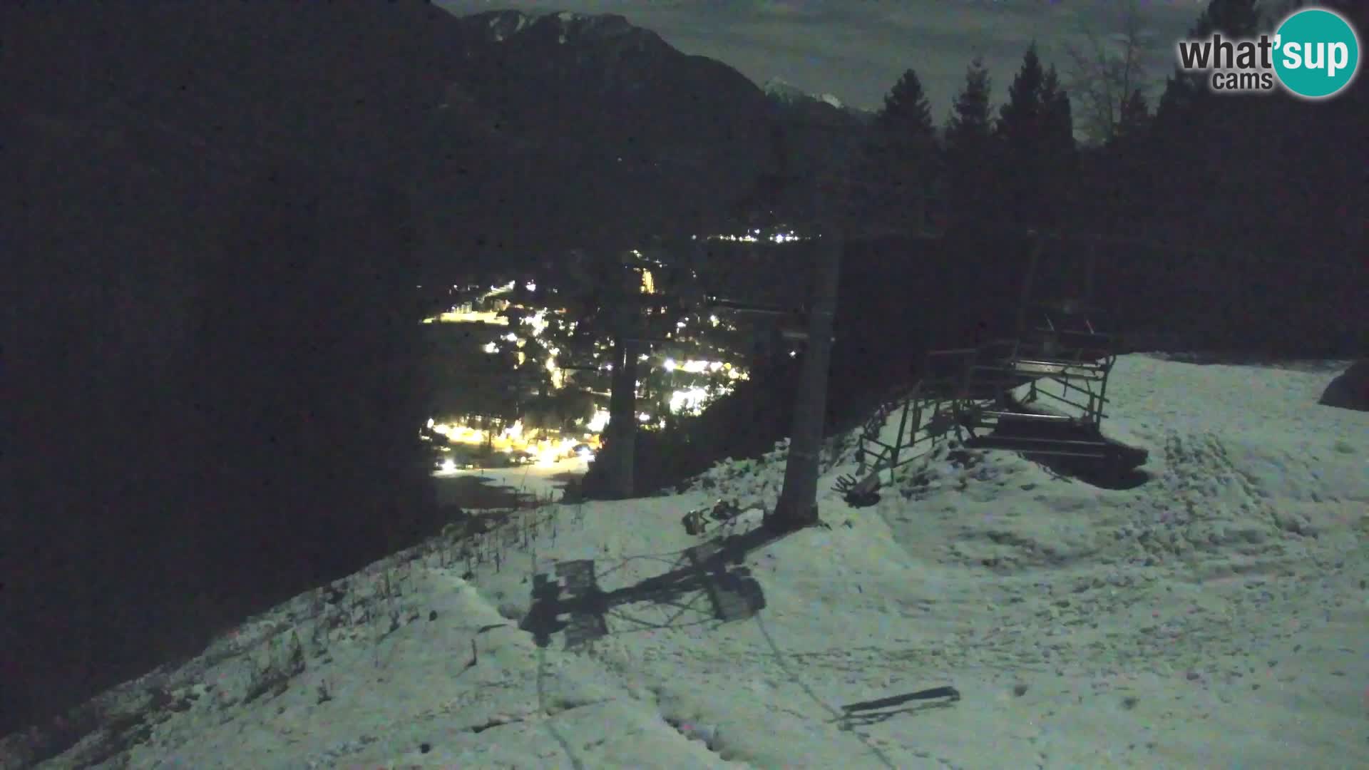 Kranjska Gora web kamera Vitranc | VITRANC 1 gornja postaja