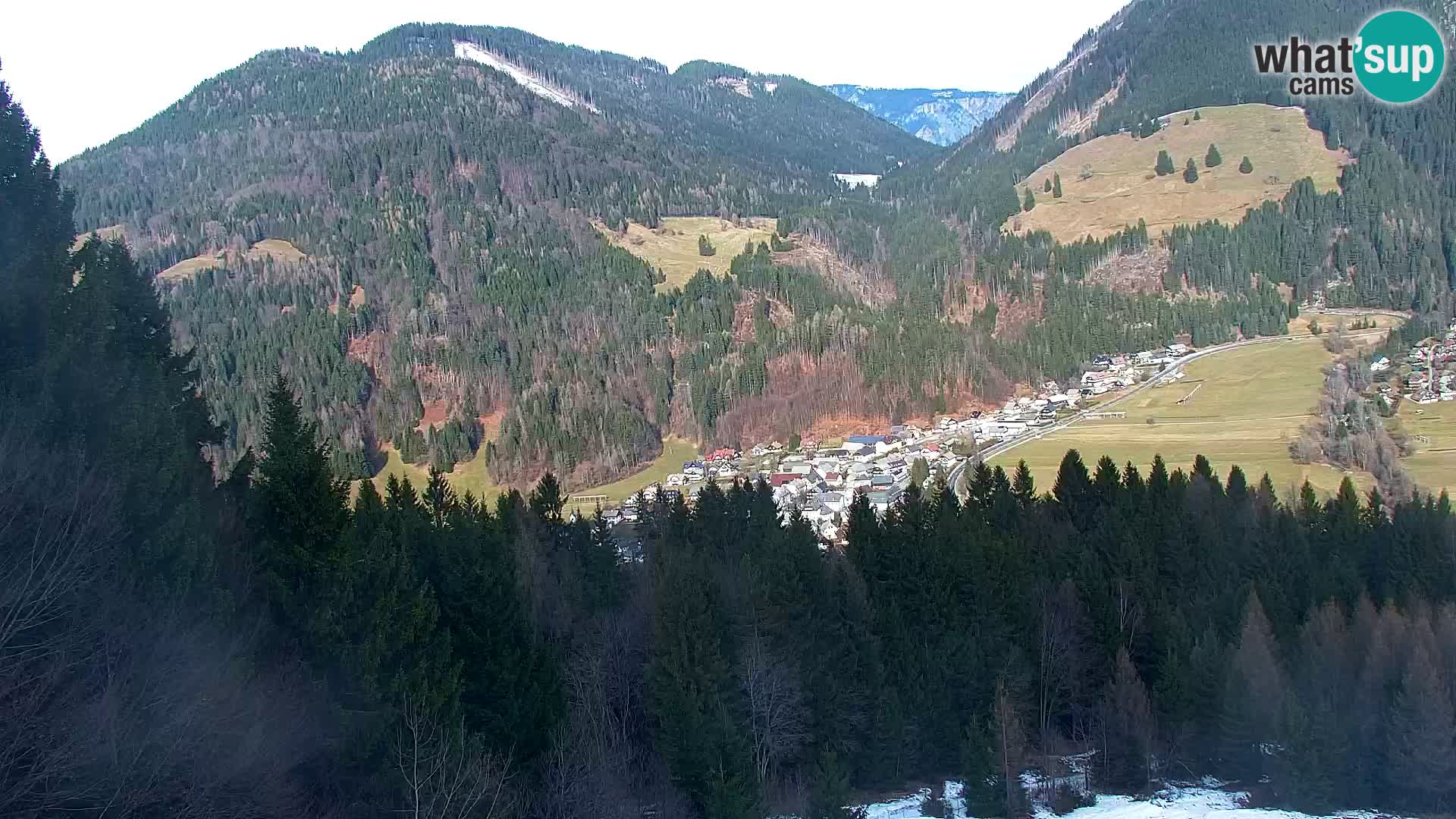 Kranjska Gora web kamera Vitranc | VITRANC 1 gornja postaja