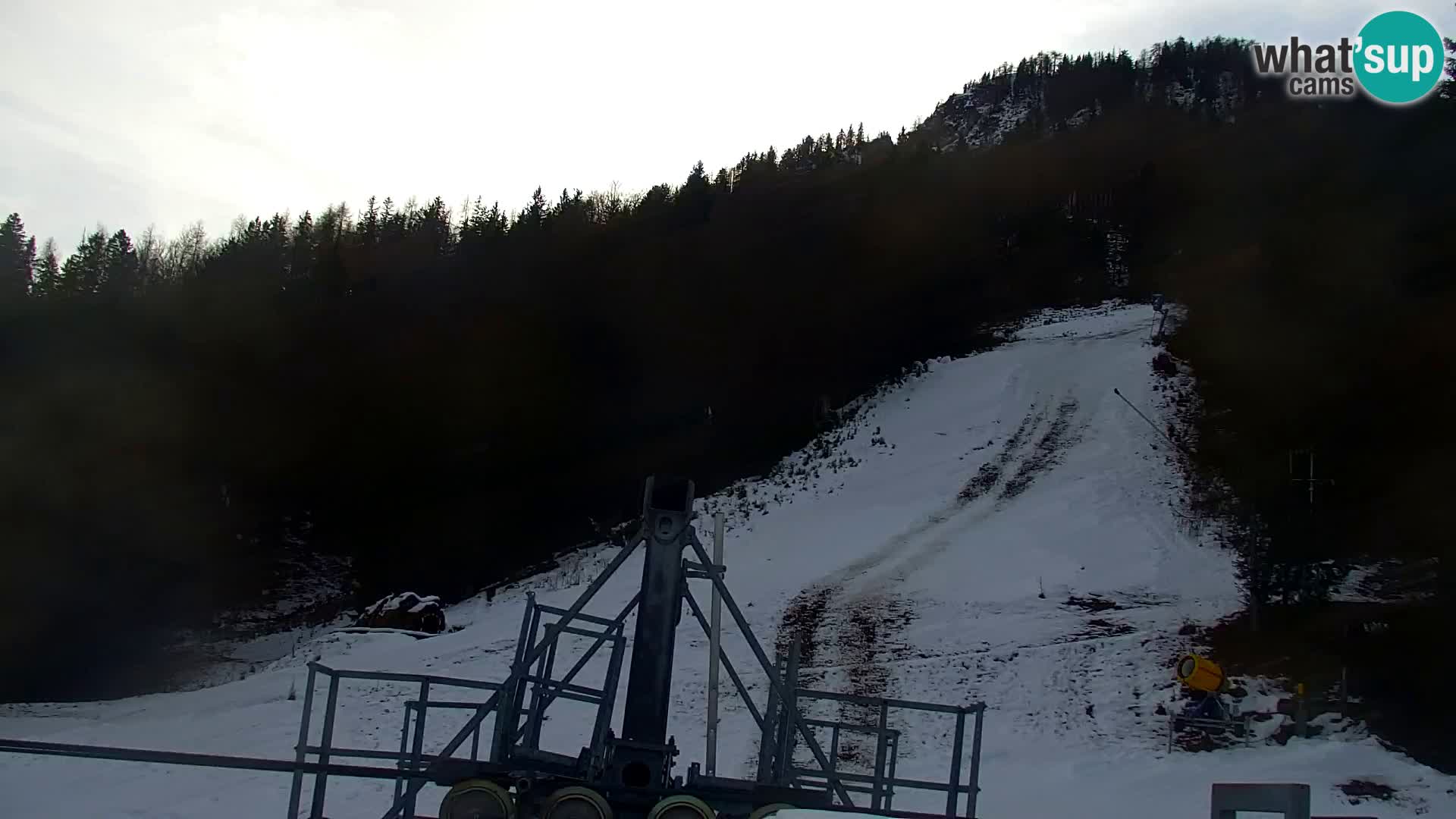 Kranjska Gora web kamera Vitranc | VITRANC 1 gornja postaja