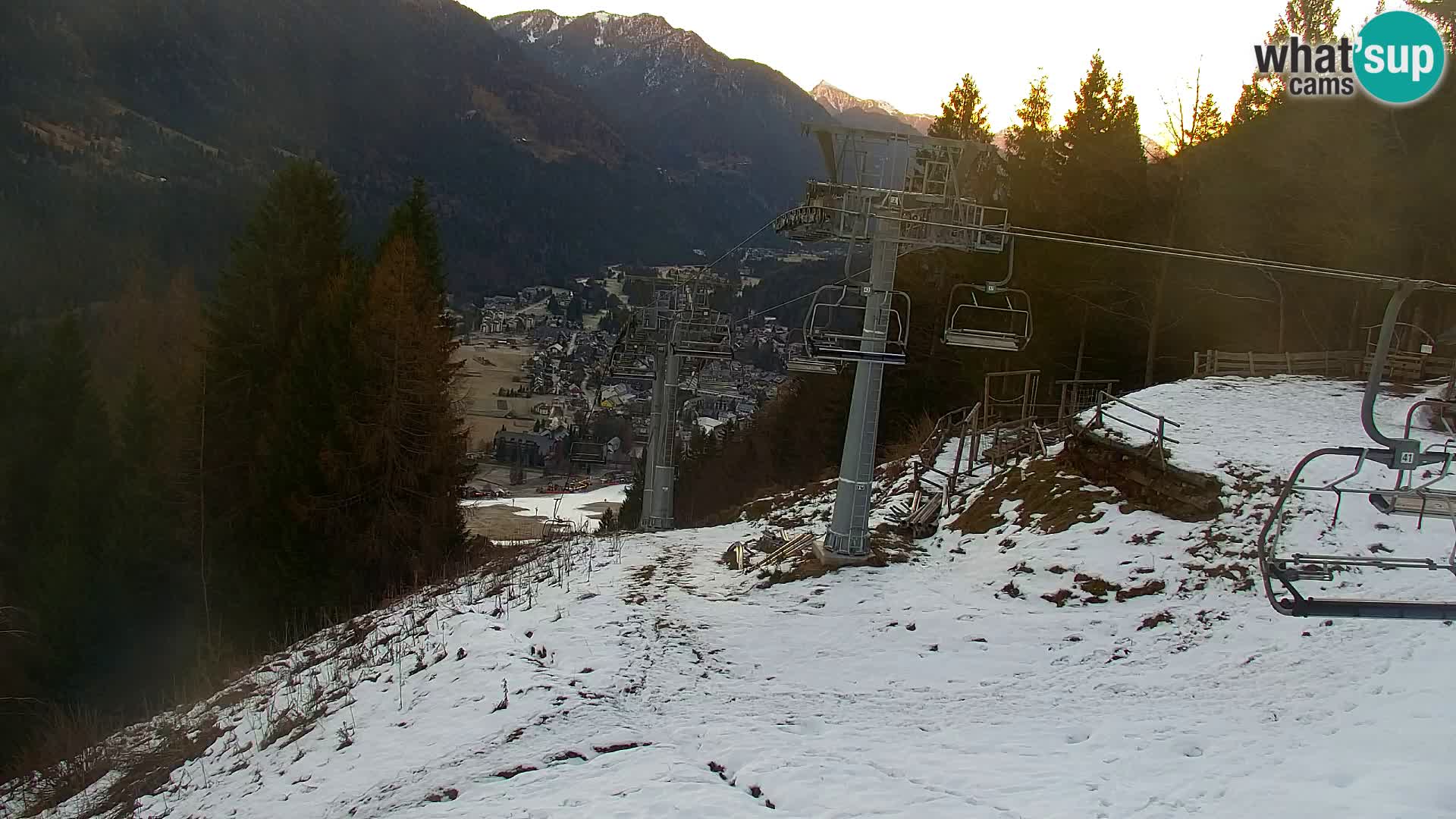 Kranjska Gora web kamera Vitranc | VITRANC 1 gornja postaja